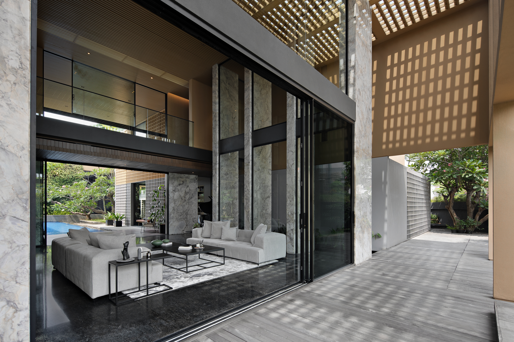 坚毅格栅屋丨印度亚南丨Gets Architects-46