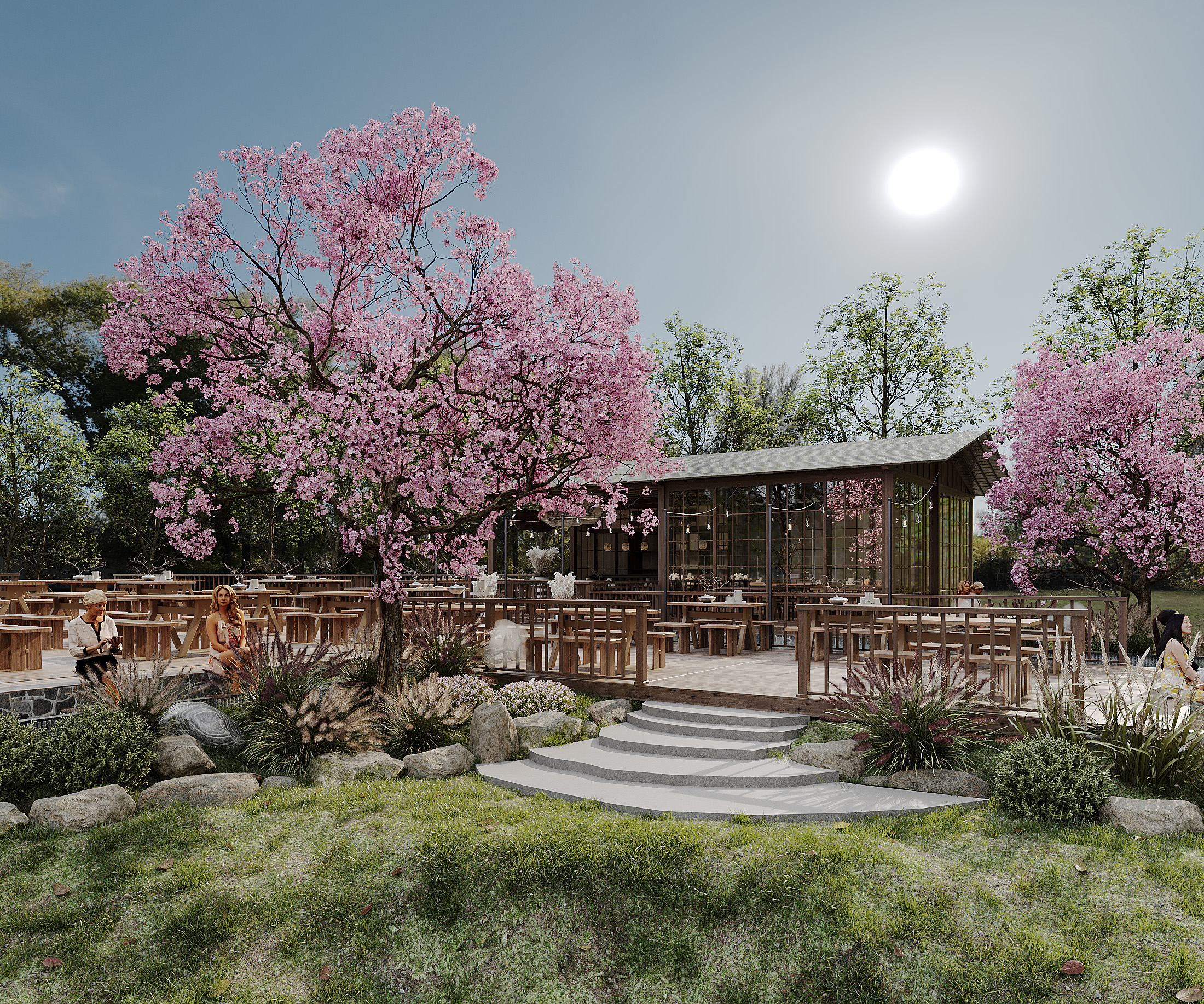 Sakura Garden Café – 日本风户外餐厅-6