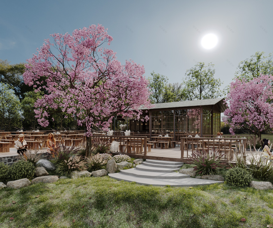Sakura Garden Café – 日本风户外餐厅-6