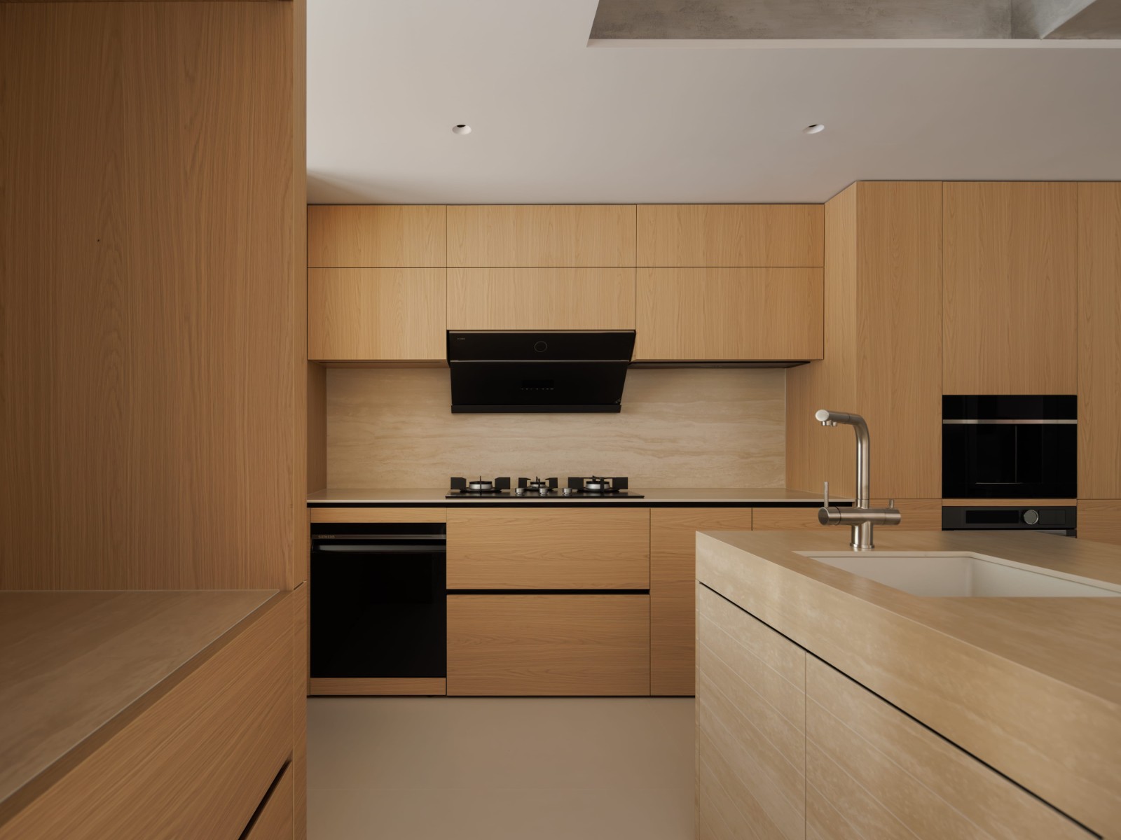 HURR赫设计丨复式的破界与重构:木质骨骼与简白画幕-40