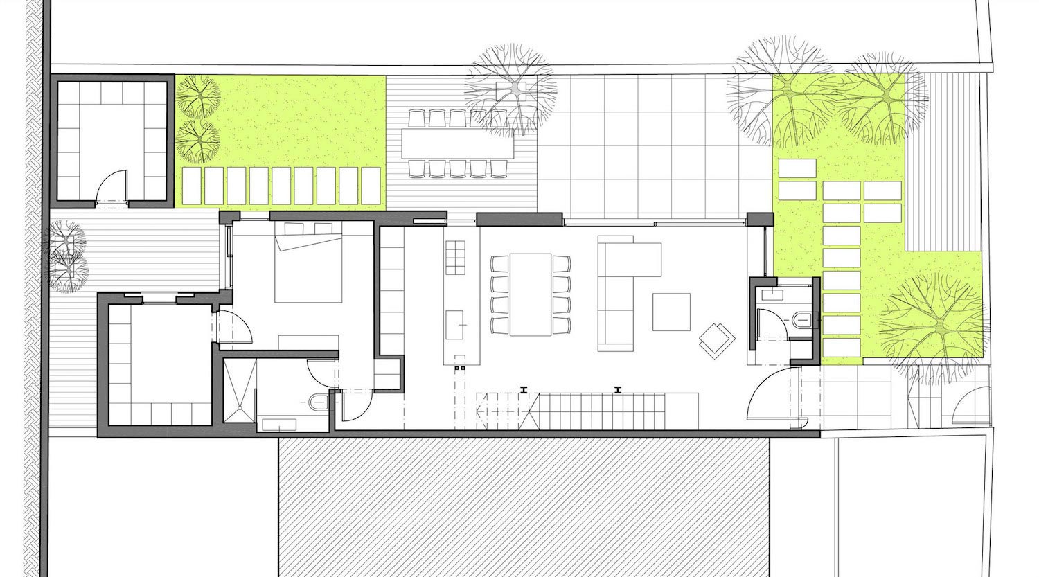 以色列 20 世纪 50 年代单层半独立住宅现代改造-21