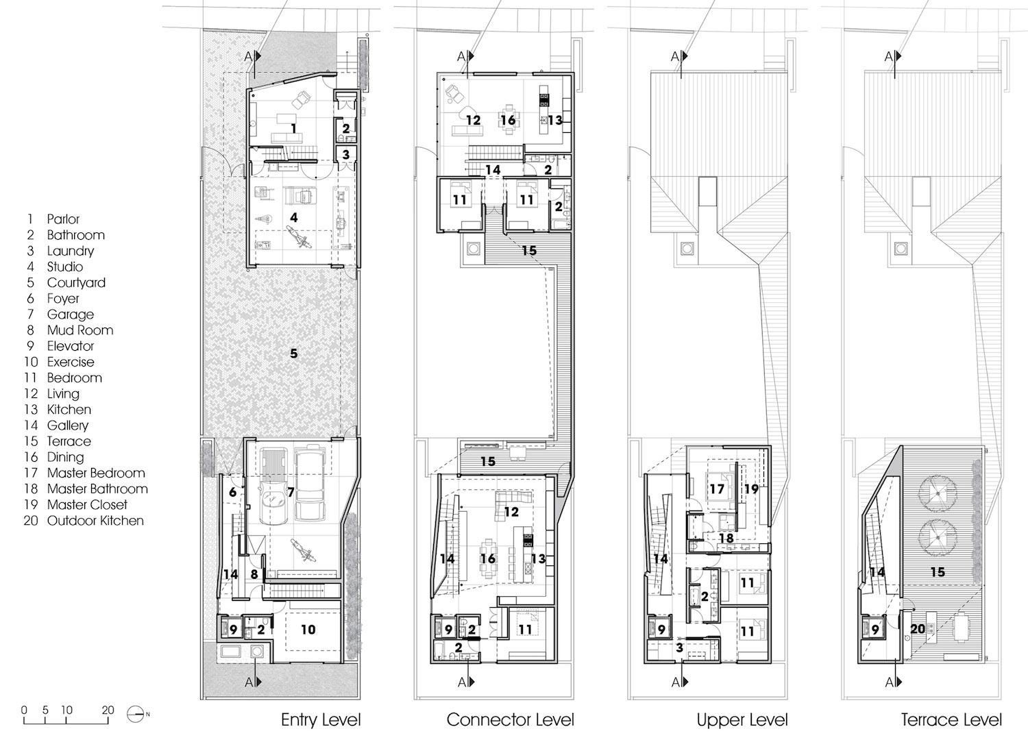 罗伯特·马施克建筑师打造的城市中的私密住宅-36
