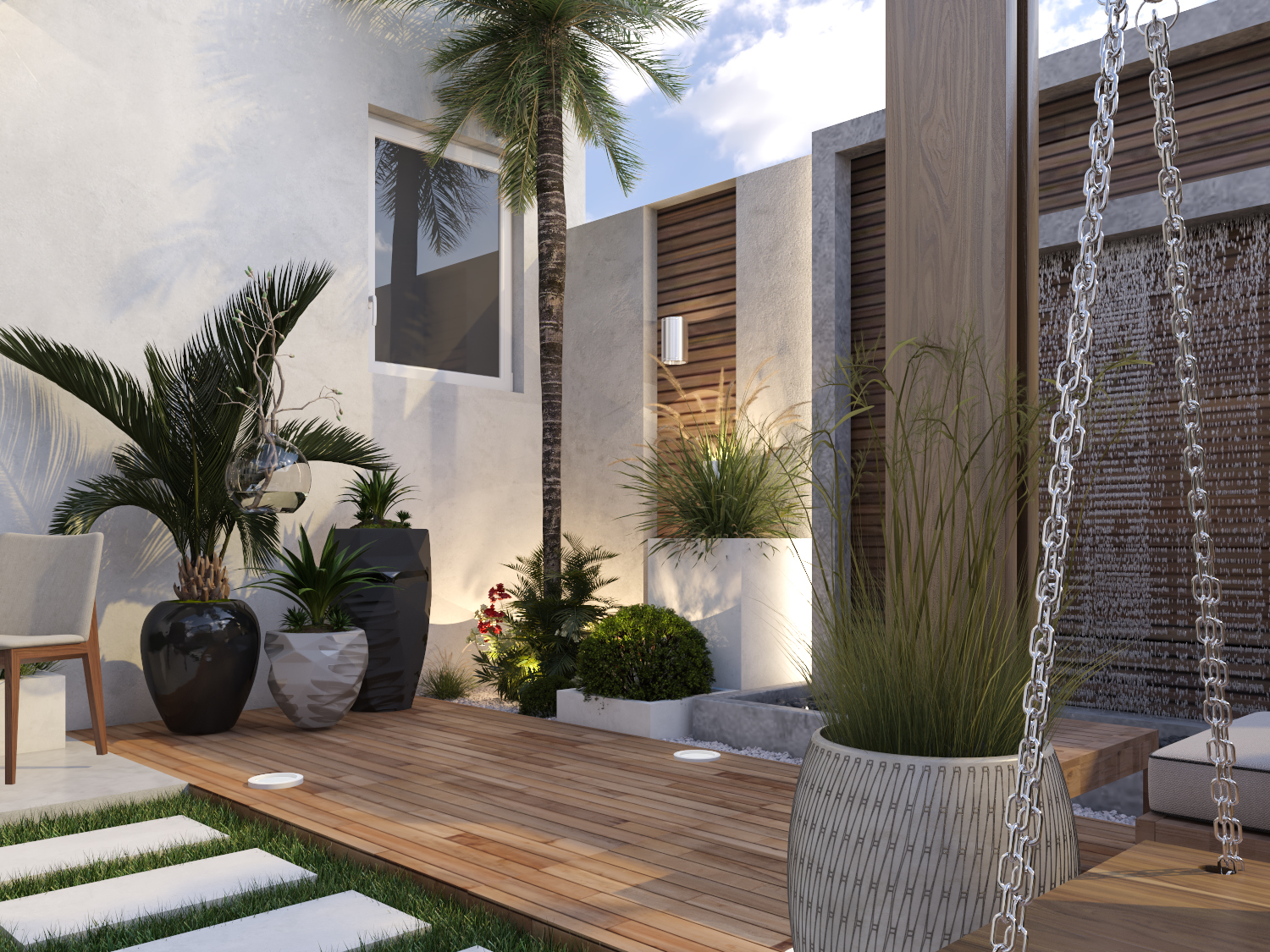 small garden in KSA-3