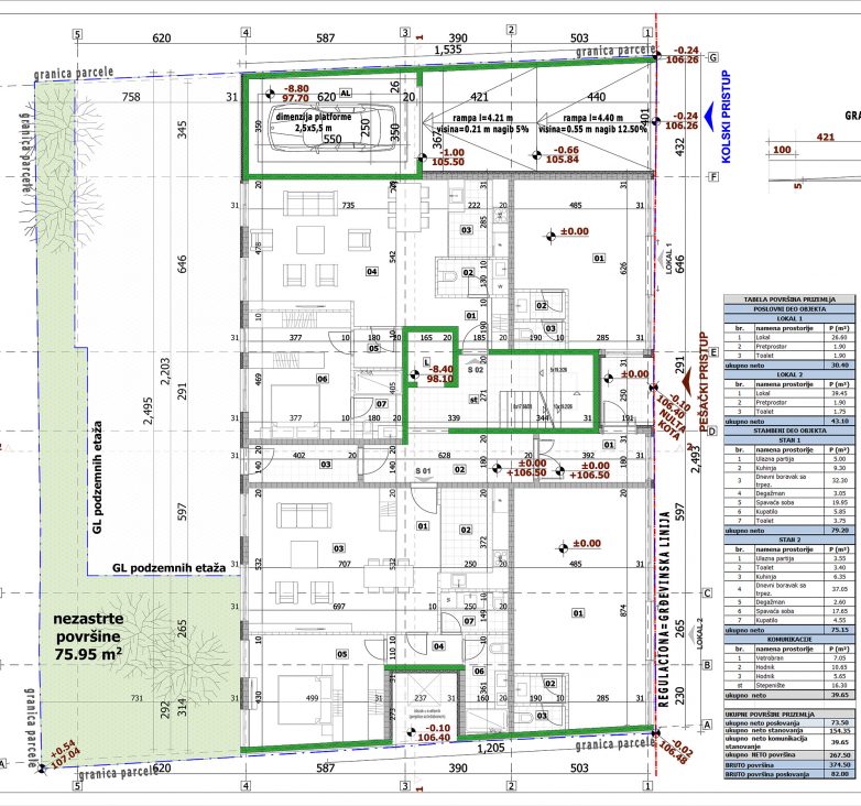 贝尔格莱德老城区5层17户住宅楼建设项目丨贝尔格莱德“Cube  D”工作室-15