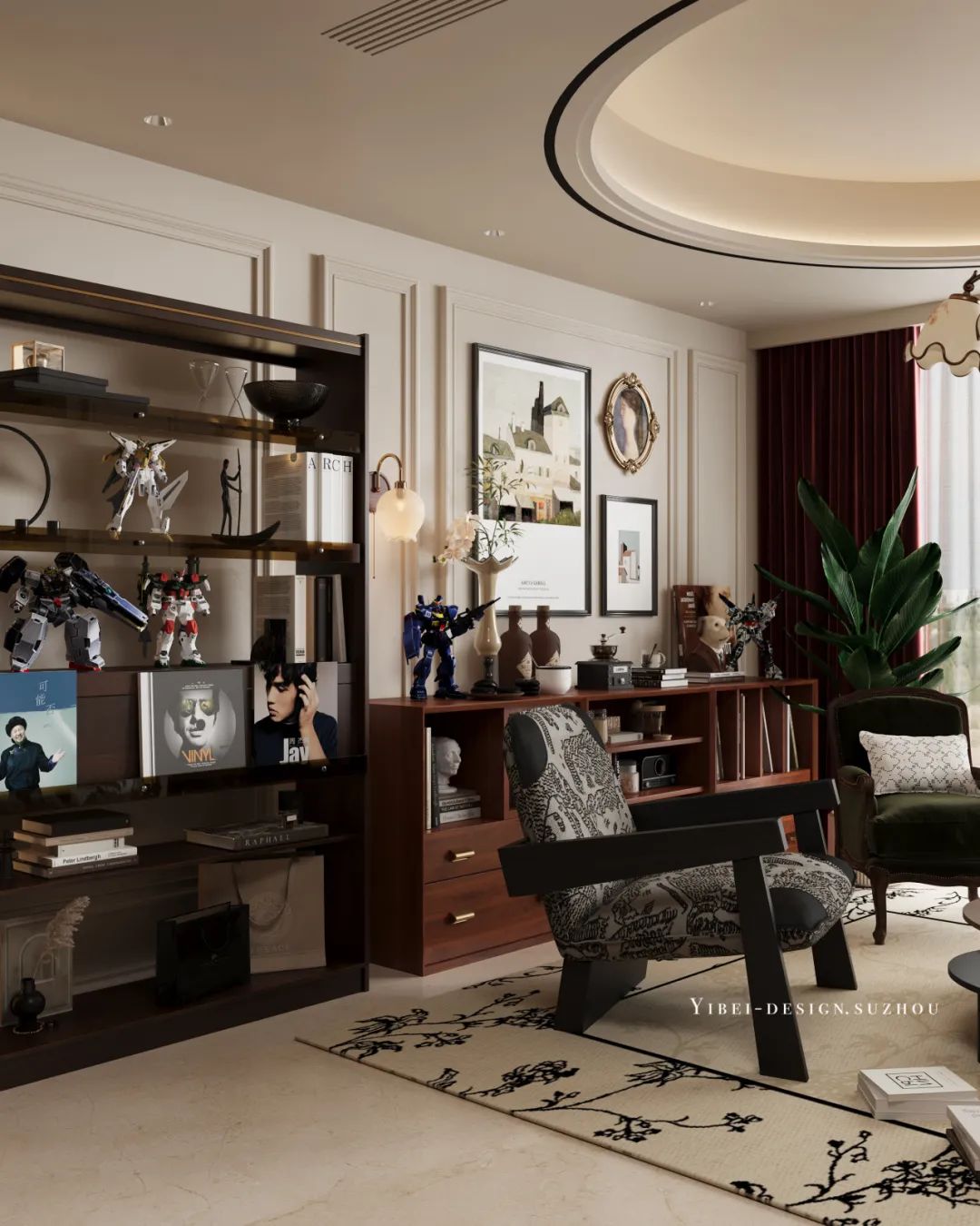 岁月沉淀的韵味 · 家装设计丨中国苏州丨YIBEI DESIGN-5
