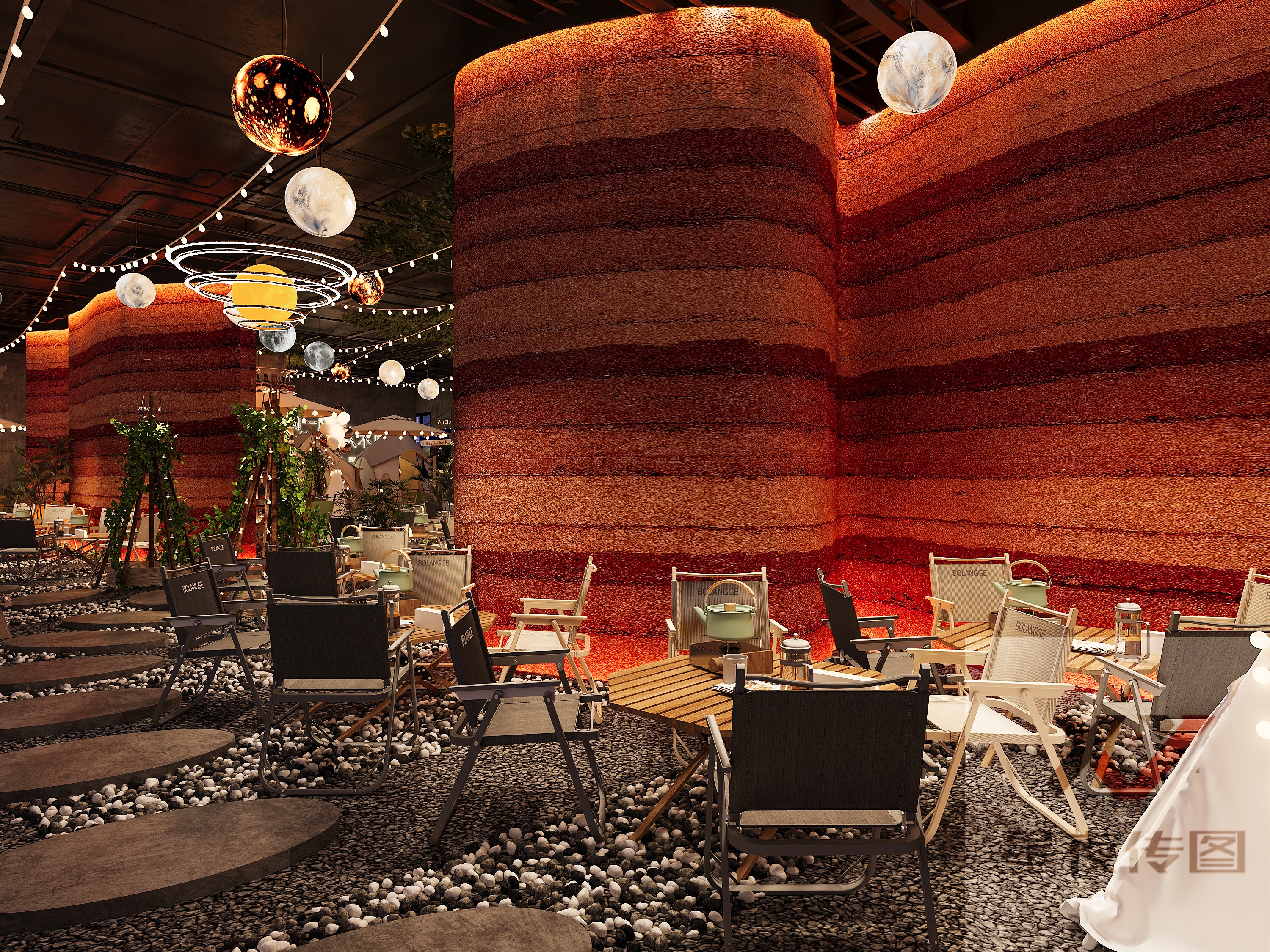 室外露营风 餐厅 小酒馆-6