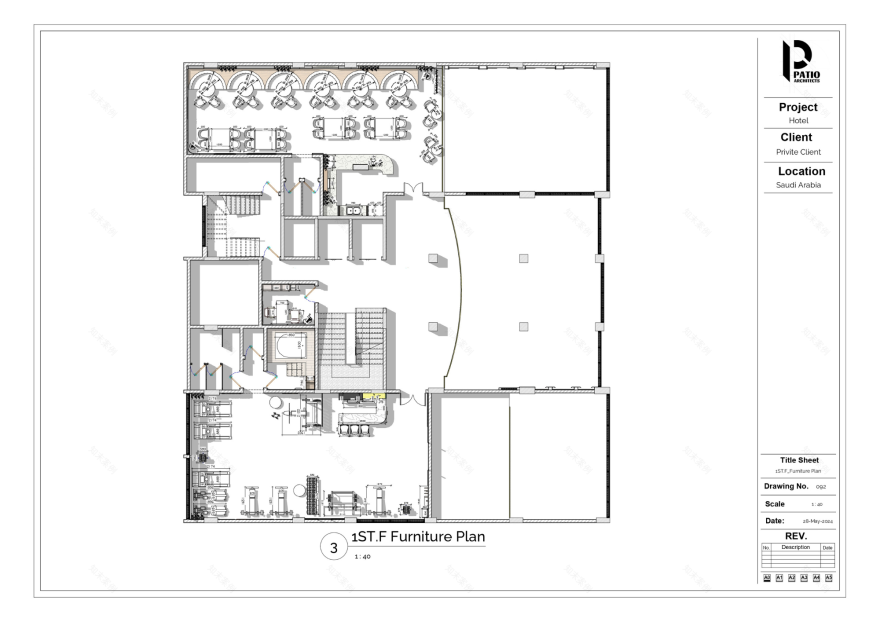 现代咖啡馆室内设计项目丨沙特阿拉伯利雅得丨Patio Architects L.L.C.-8