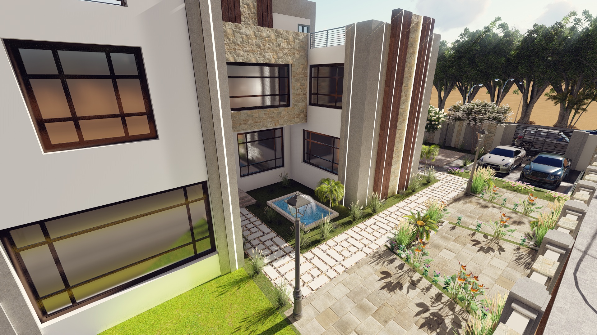 Exterior design in Al Qurayyat, Saudi Arabia in 2023-3