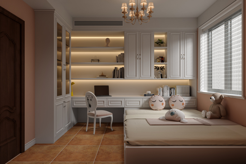 白桦林居美式复古风设计-15