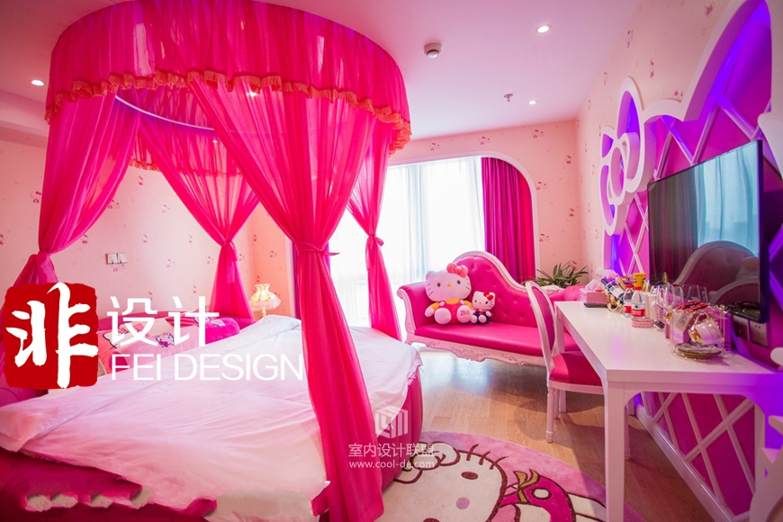 情侣酒店设计实景图-5