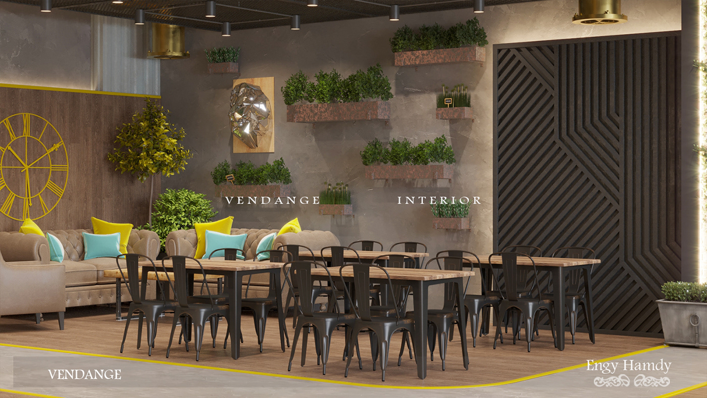 Anastasiya Gushchina丨咖啡店丨Industrial Cafe Design at Saudi Arabia-6