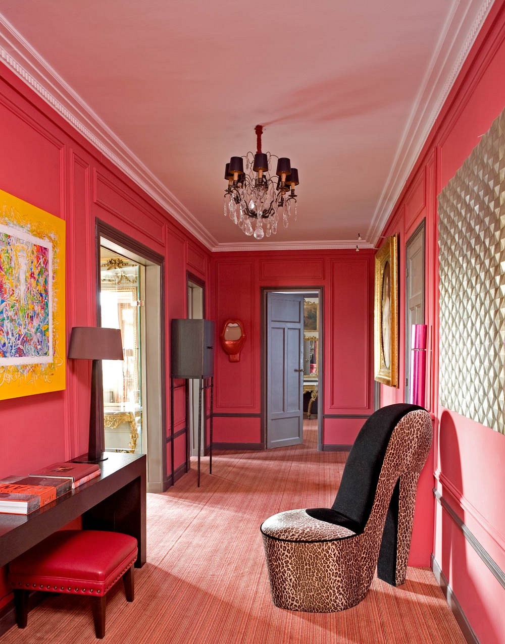色彩主义设计师 Géraldine Prieur 奥斯曼风格的家丨法国巴黎丨法国色彩主义设计师兼家具设计师 Geraldine Prieur-27