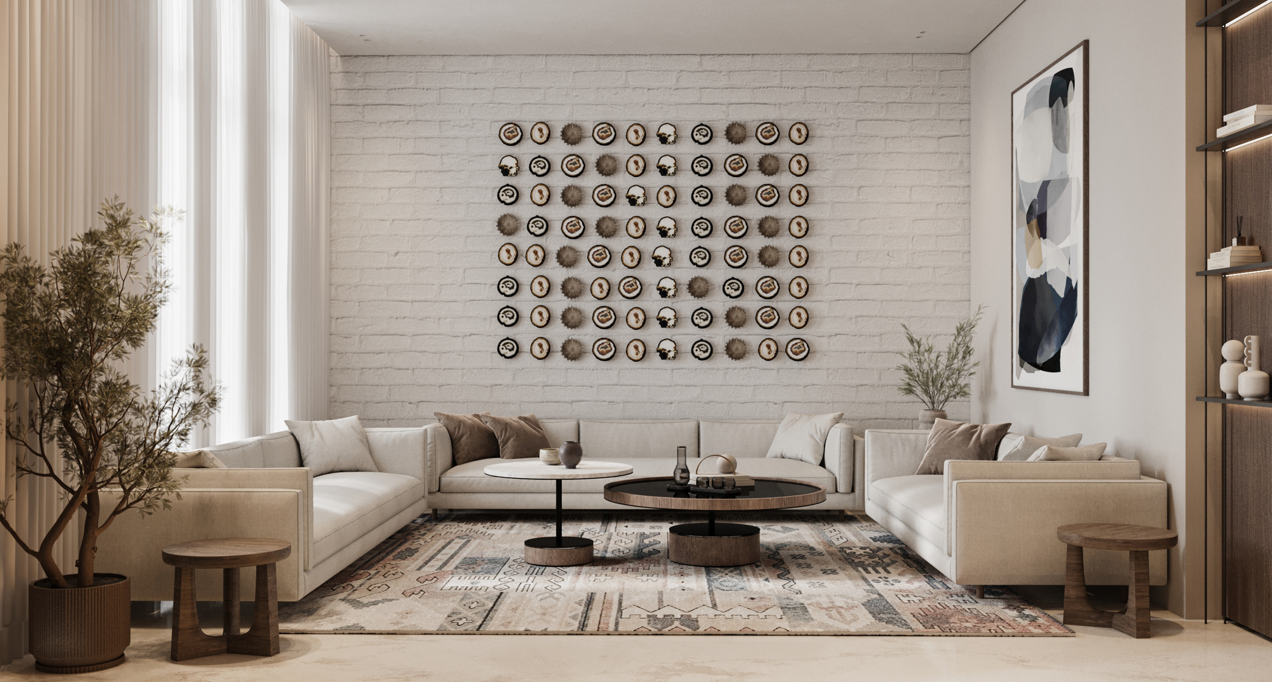 Modern Reception·KSA Villa 一层设计丨Yara Ayman & Mohammed Ayman-5