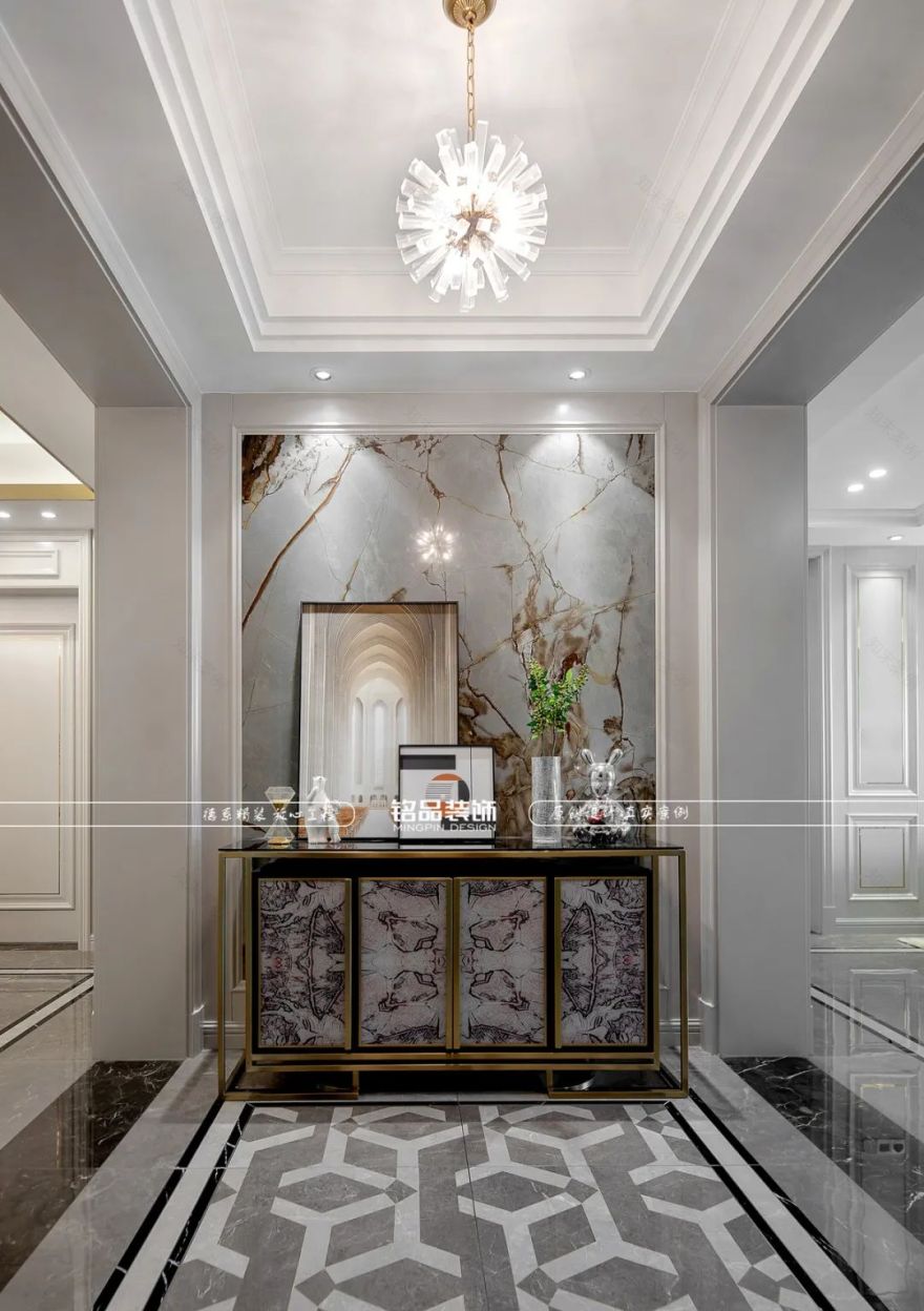 钱塘江畔意式轻奢江景房丨铭品装饰-35