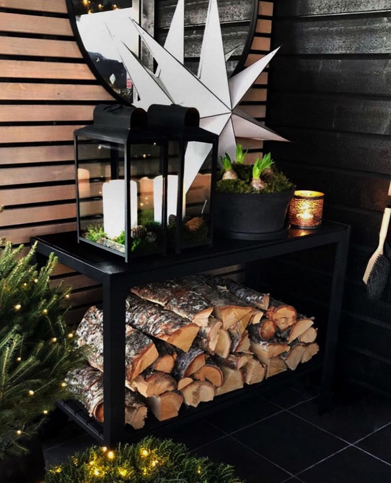 黑色魅力 | 挪威现代乡村风格的圣诞装饰-20