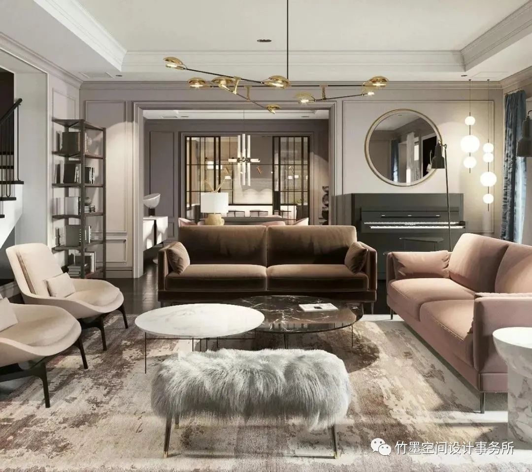 现代都市女性钟爱的轻奢唯美家居设计-1