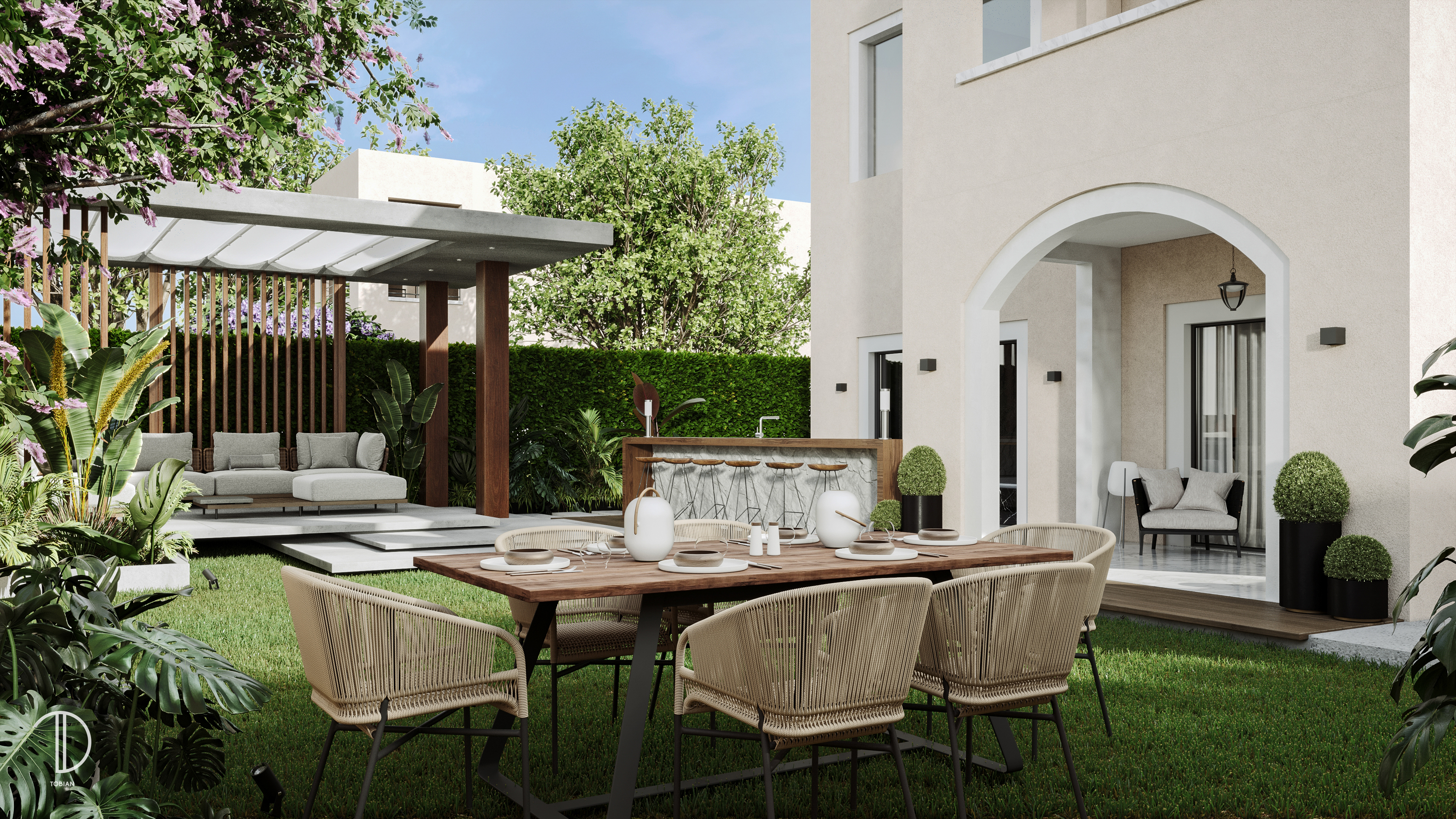 Uptown Cairo Residence Garden-0