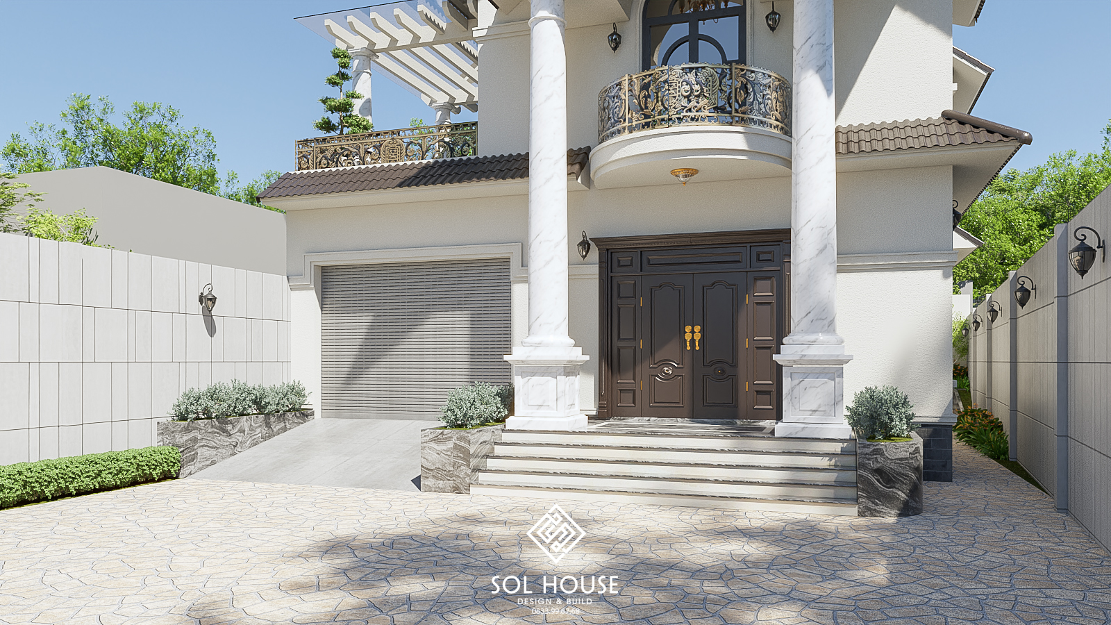 欧式别墅建筑丨SOL HOUSE（Ha Dung's team）-14