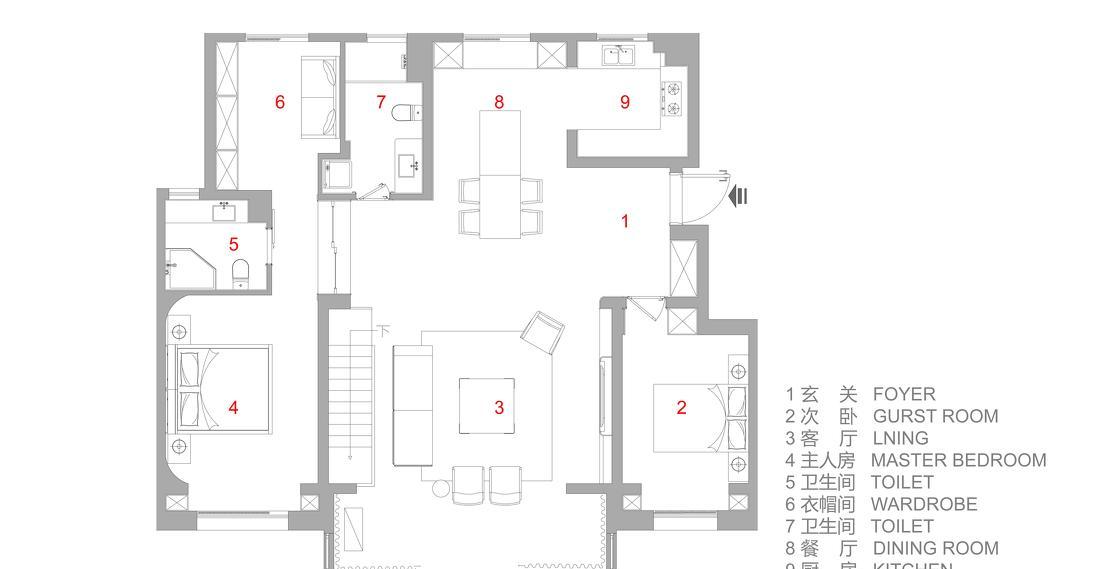 孔令芝丨别墅丨【首发】KLZ设计┃精改私宅•诗意空间-31