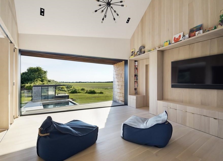 纽约 Sagaponack 的多层次生态住宅-0