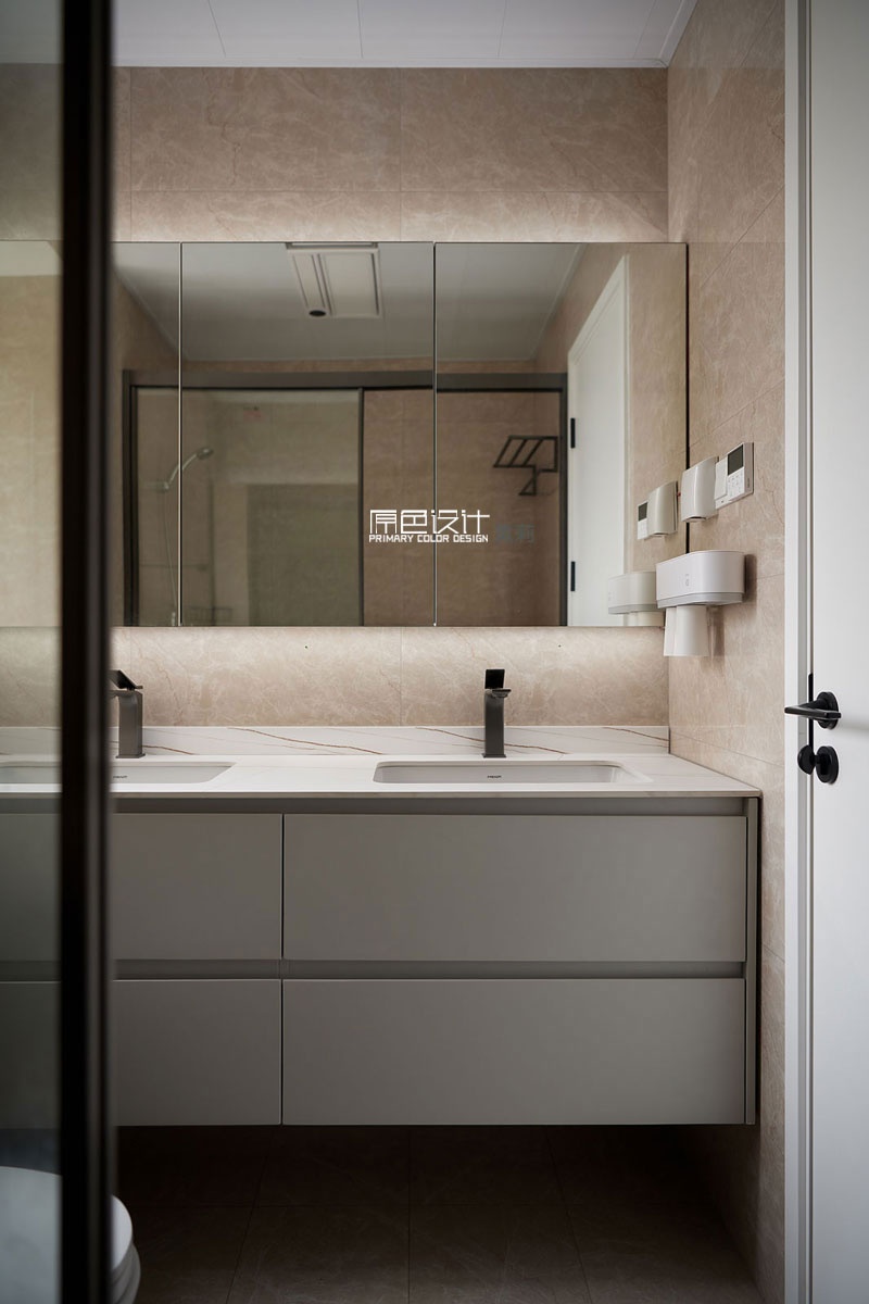 几何极简之美 · 福建福州跃层精装房住宅设计丨中国福州丨原色设计-61