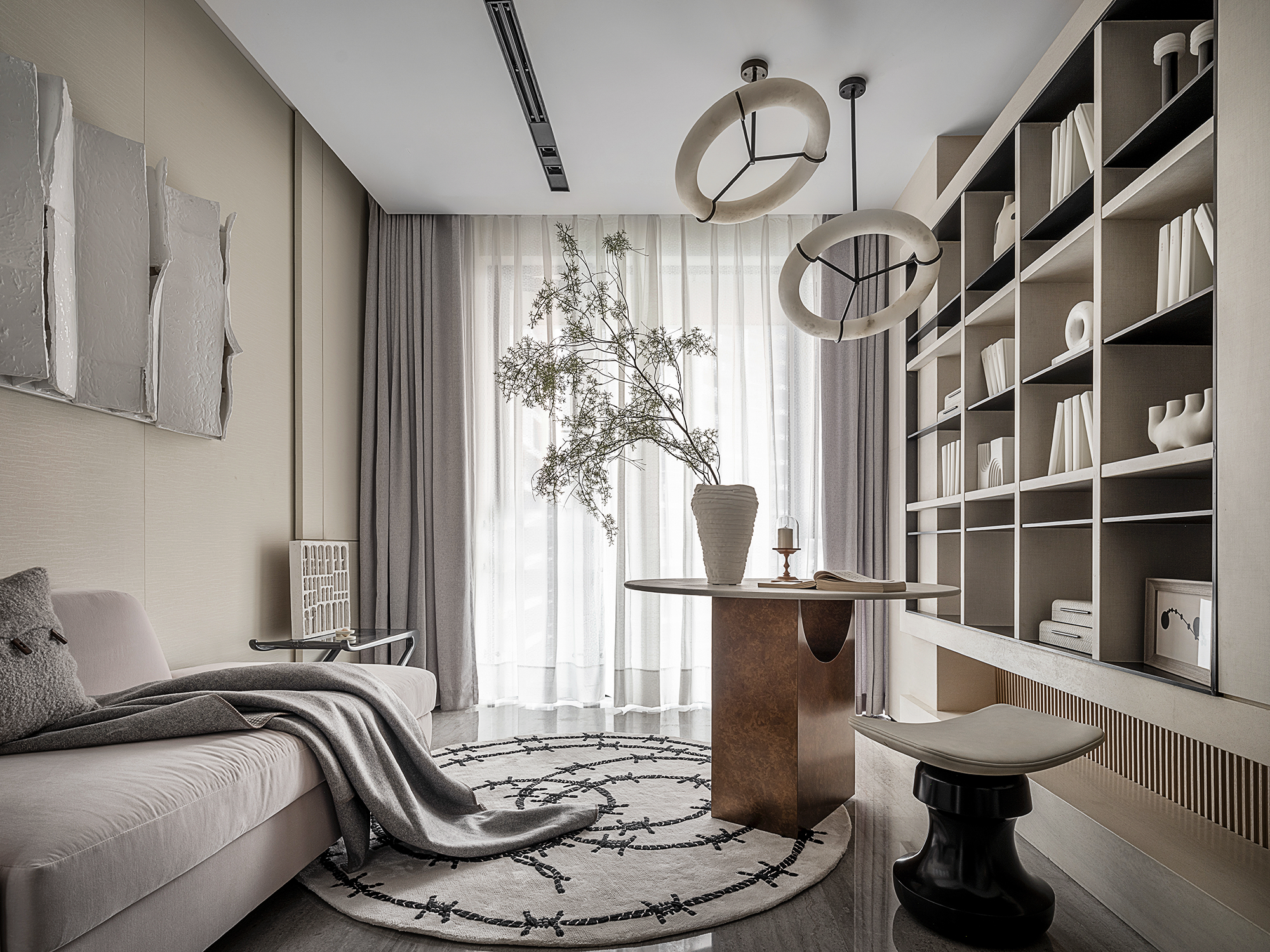 成都麓湖大平层丨中国成都丨澍田设计,万华同人艺社-23