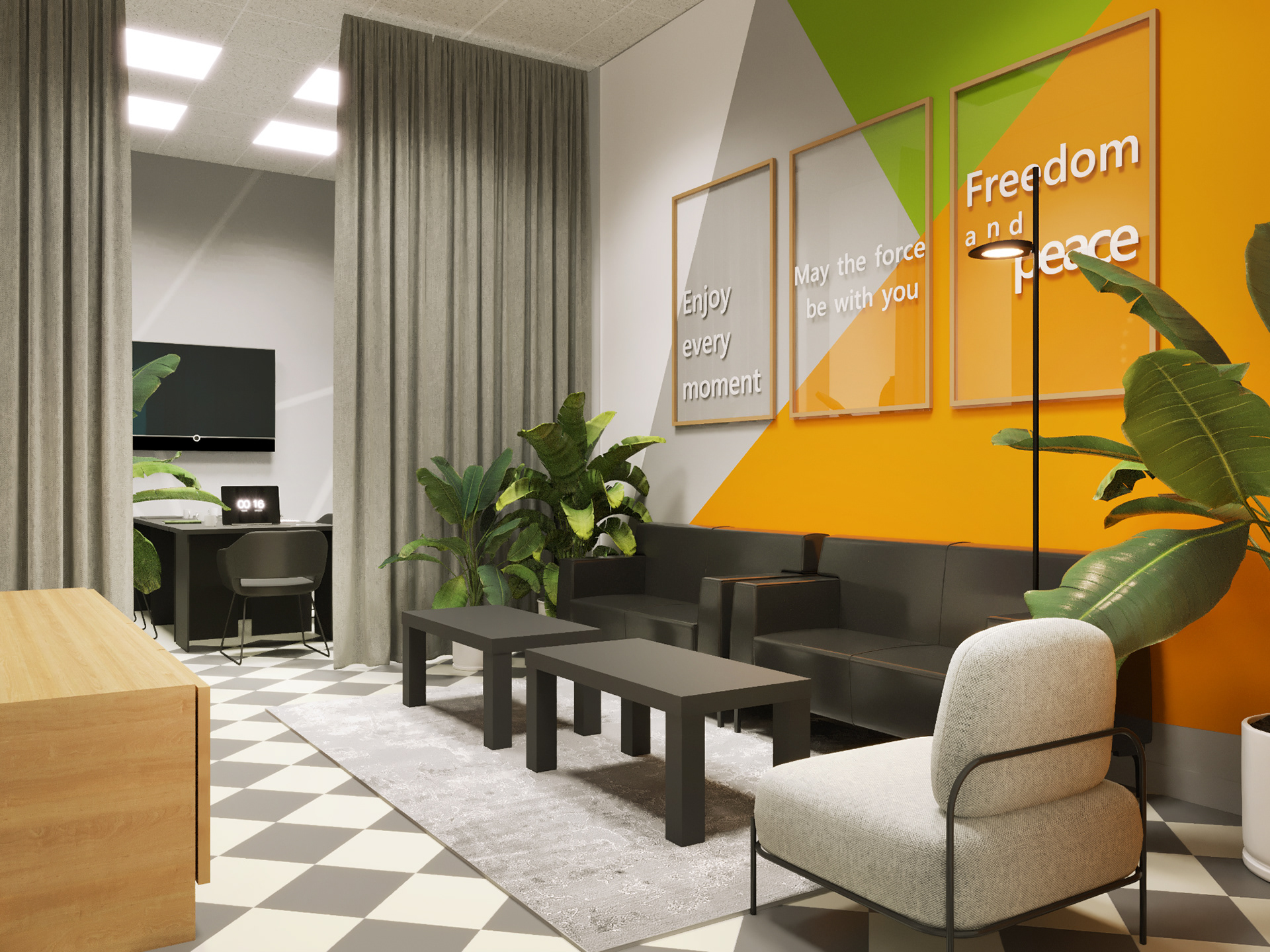 IT 公司办公室快速设计丨Kate Sirotkina-26