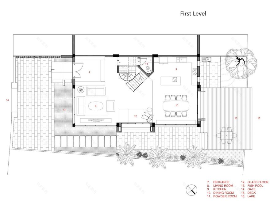 越南哈诺伊 T House,风水与现代设计的完美融合-28