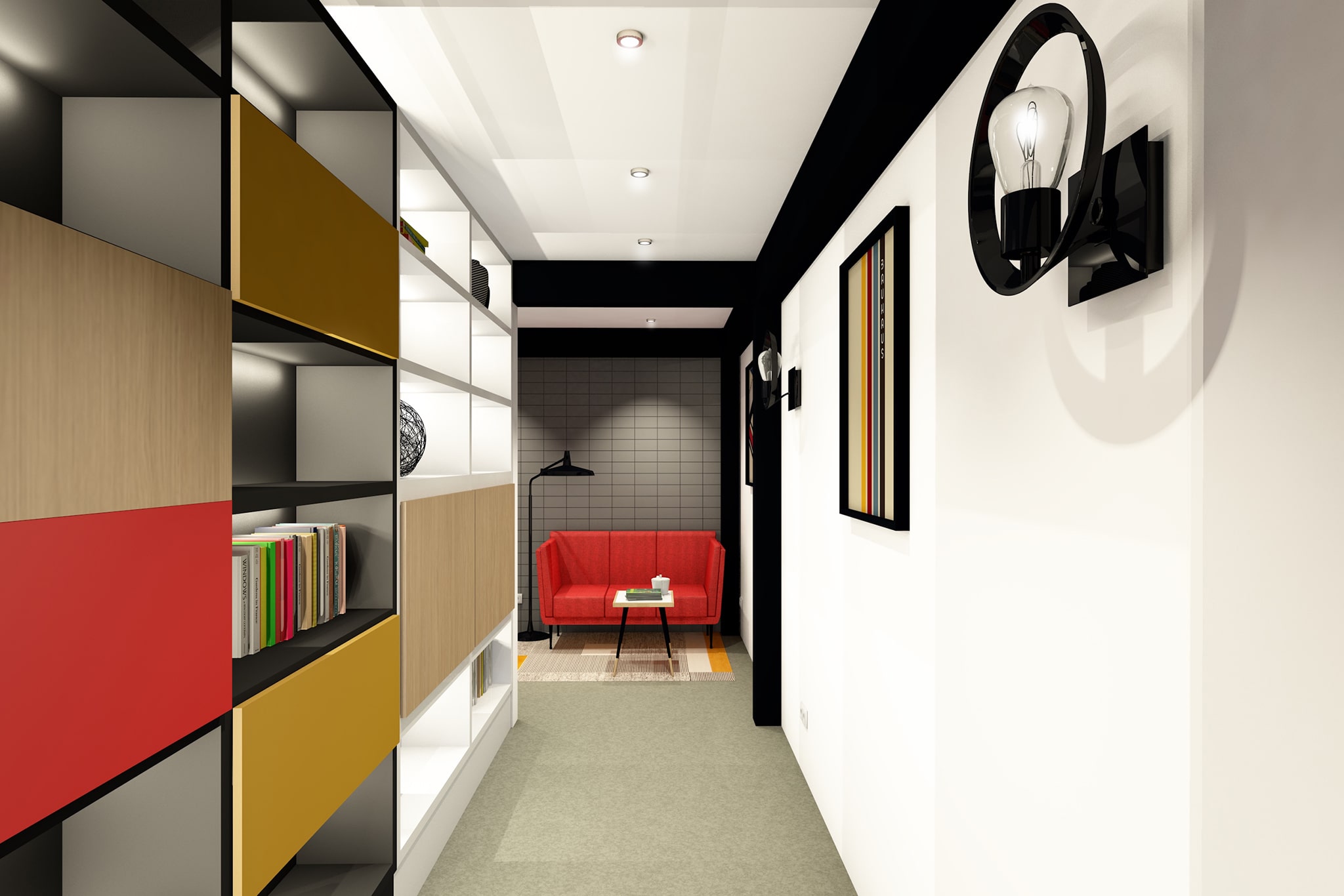 Bauhaus interior modern interpretation-7