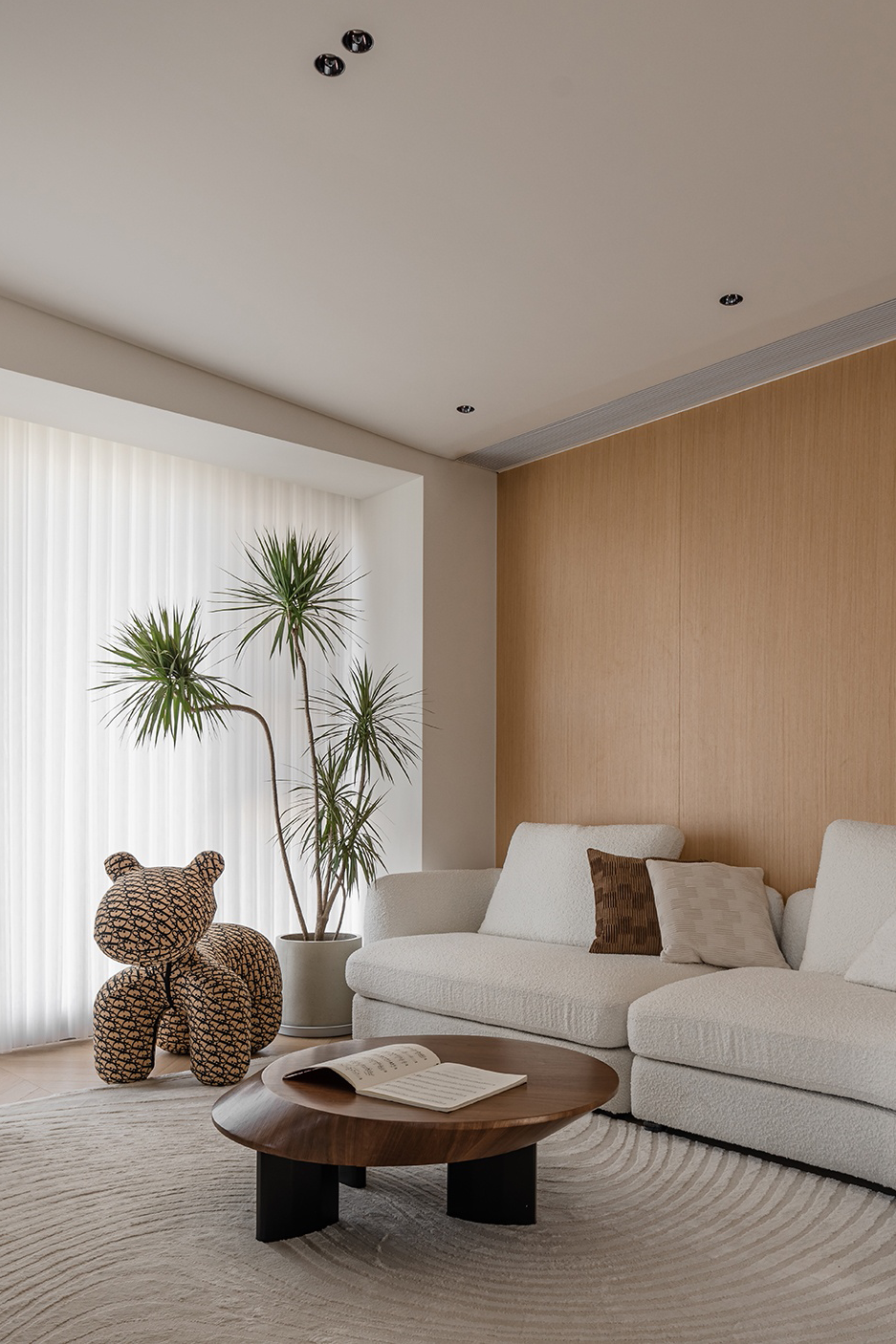 暖色原木风 · 义乌蒲荷花苑住宅设计-0