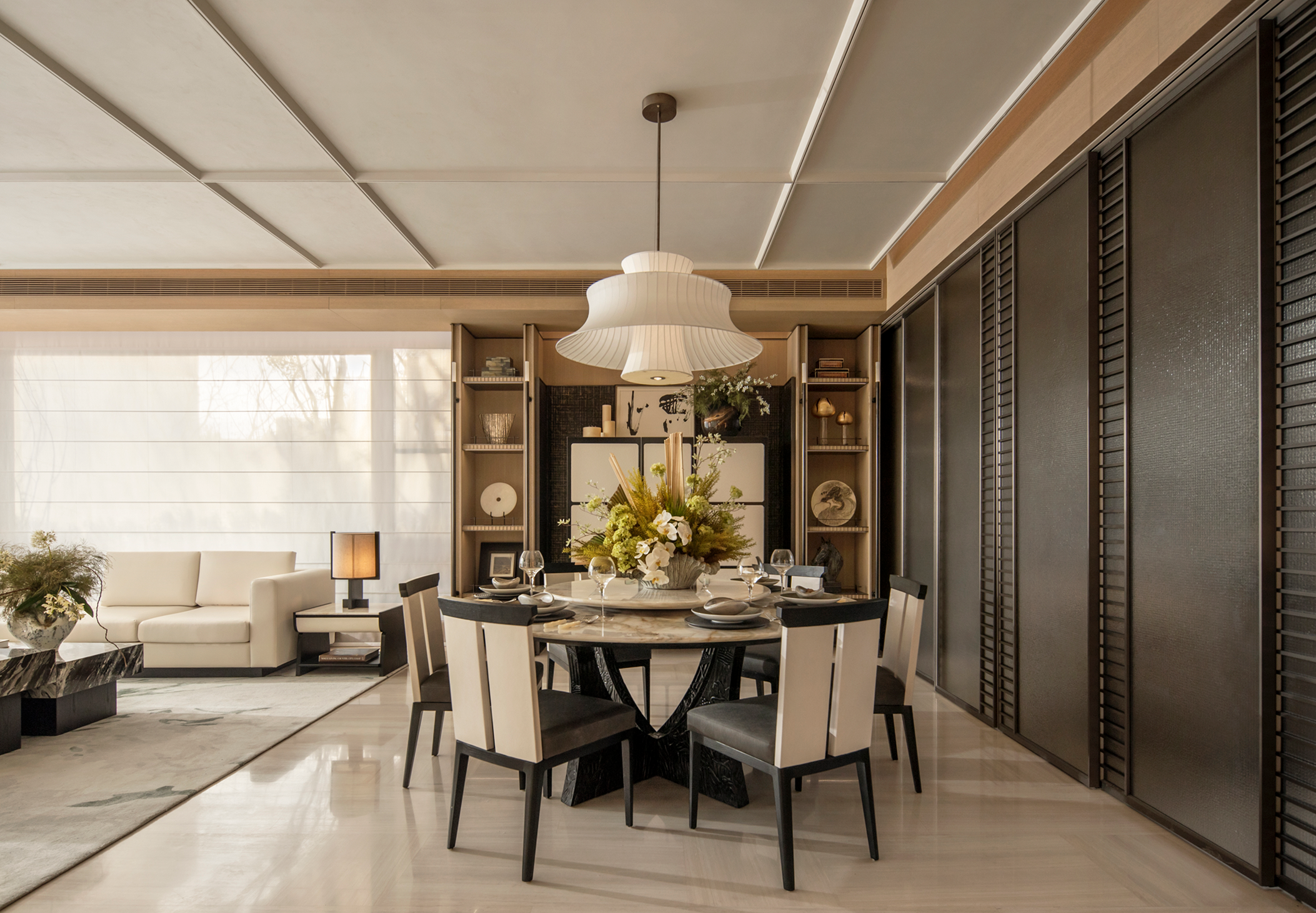 绍兴中海·越湖雲起400㎡叠墅室内设计丨中国绍兴丨IF DESIGN羽果设计-31