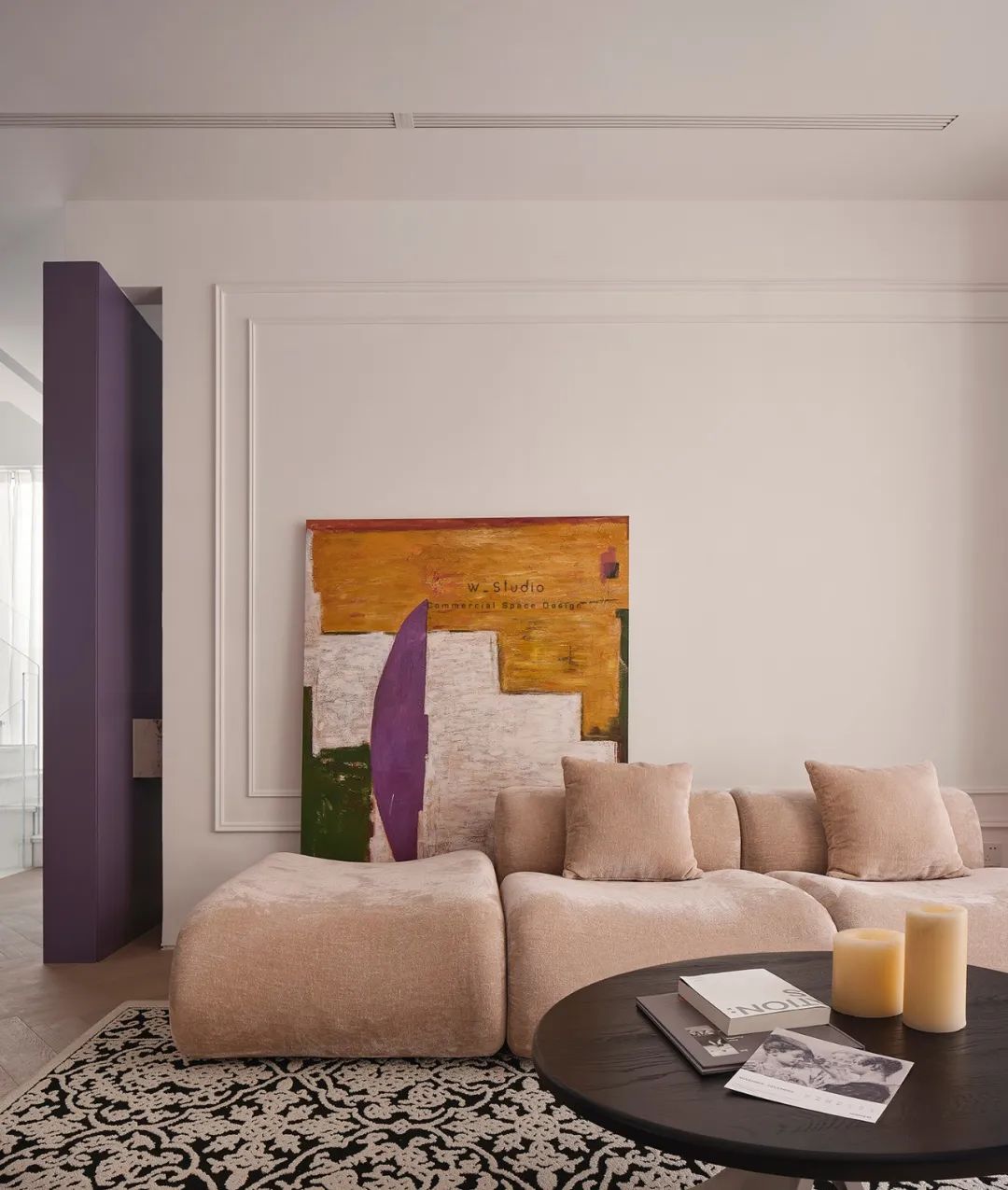 莫奈色彩的现代家居丨无一内建筑设计事务所-23