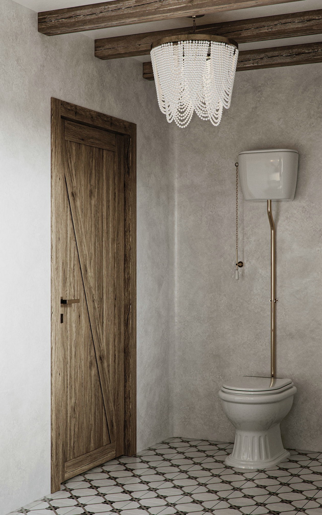 侘寂风复古平层-18