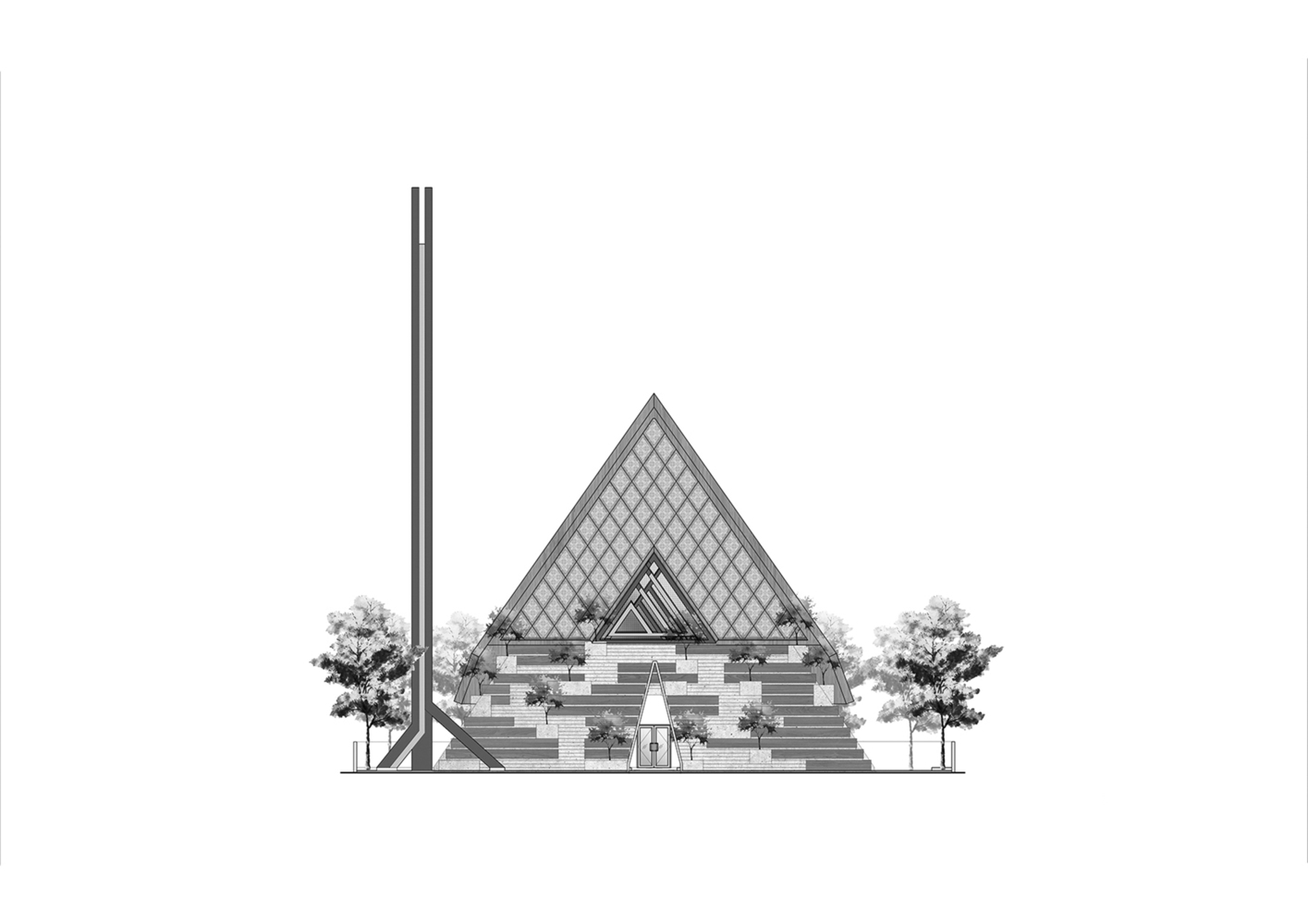 AtTaufik Mosque · 现代印尼清真寺设计典范丨JOSO-24