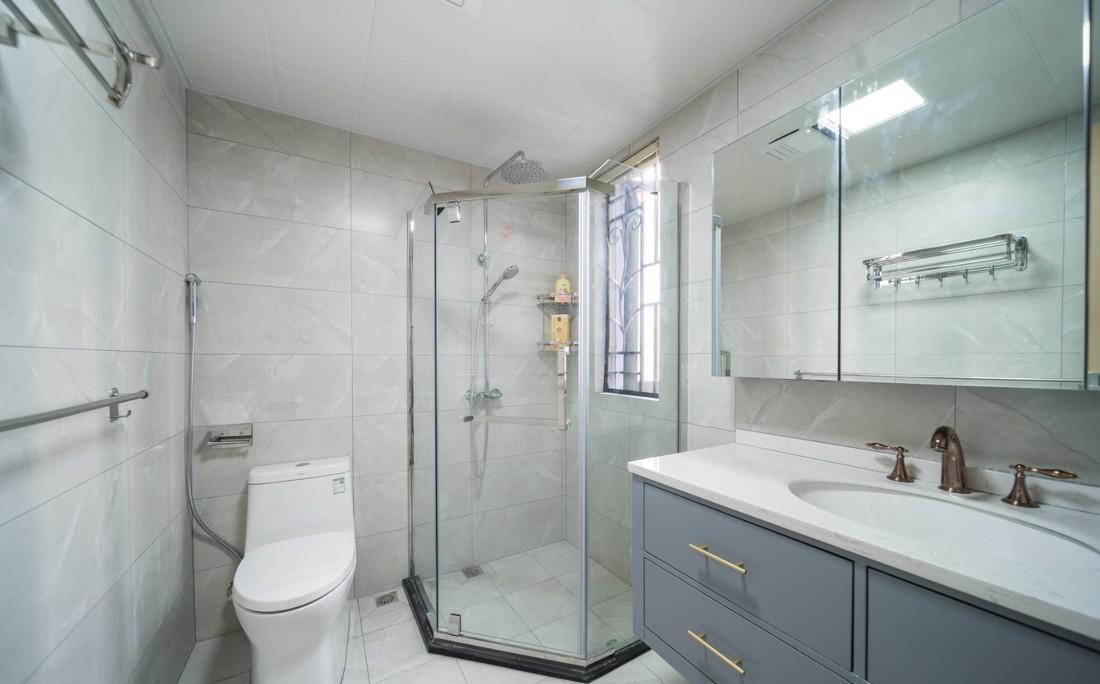 五口之家现代简约全案设计 | 舒适高级,功能丰富-36