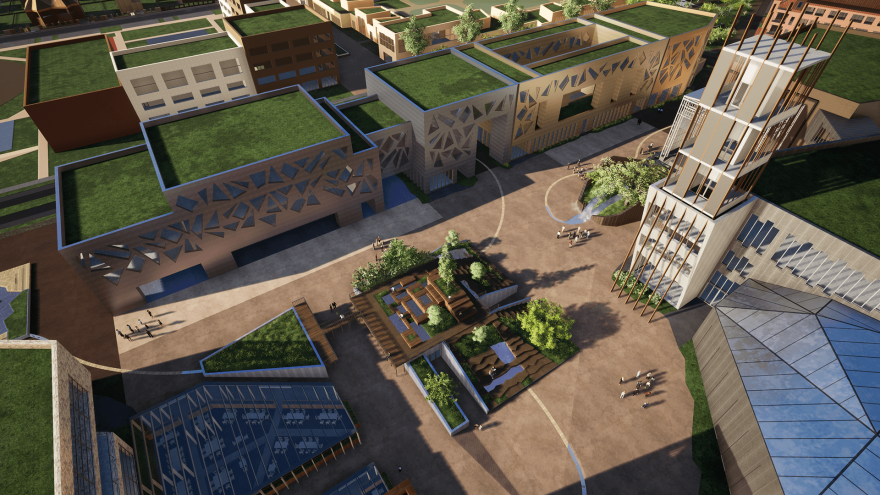 高密度和低层多功能木结构住宅区丨波兰比得哥什丨Damian Dominiczak-225