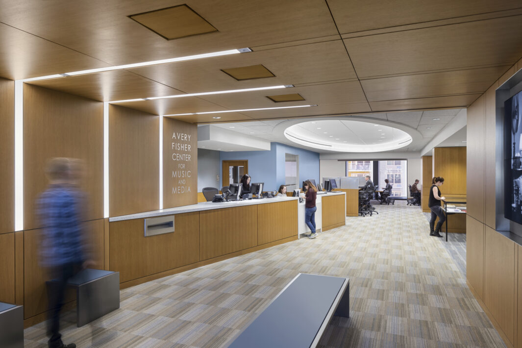 NYU Bobst Library: Avery Fisher Center for Music and Media - Perkins Eastman-0