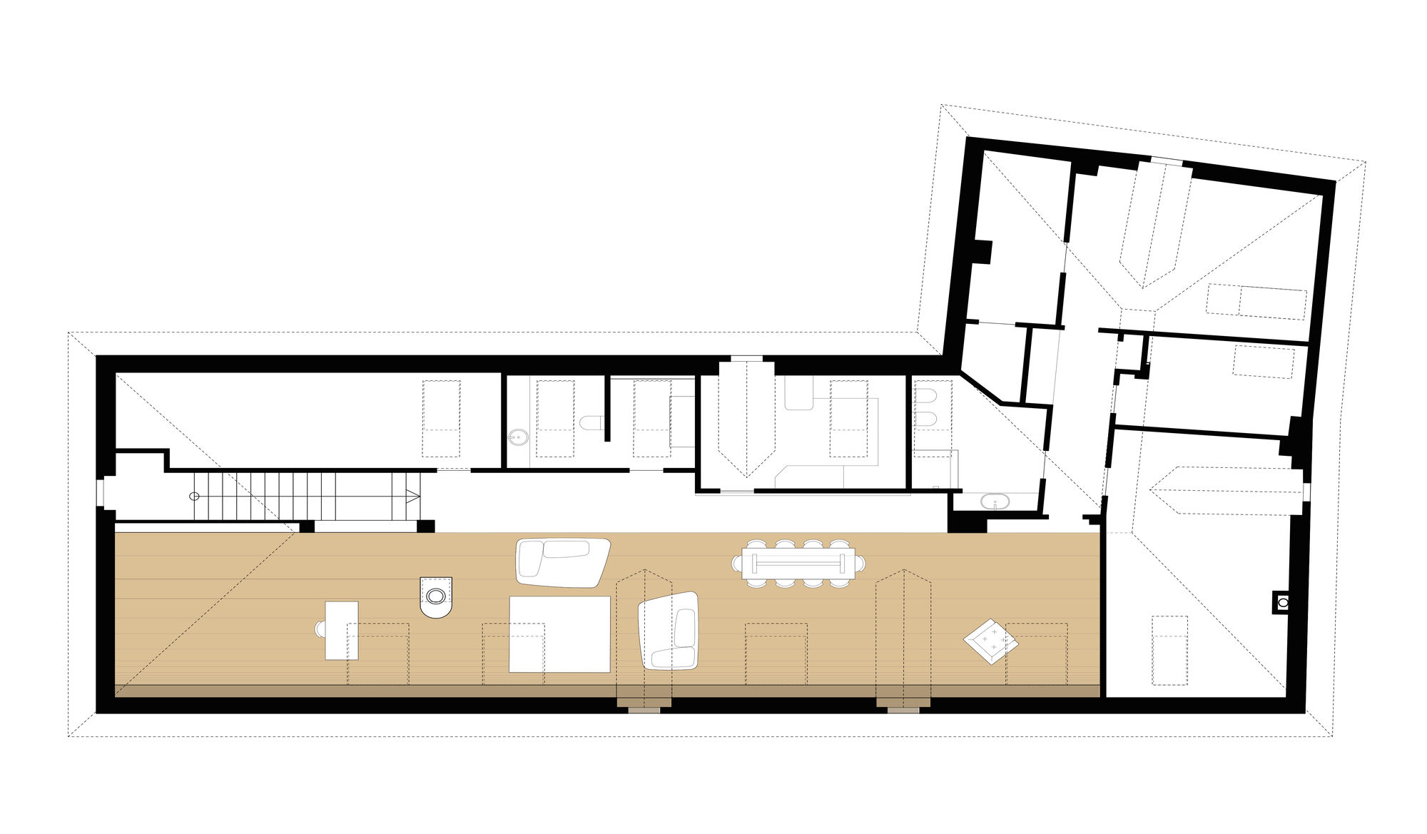 木质和地毯式公寓丨意大利都灵丨Bodà Architetti-26