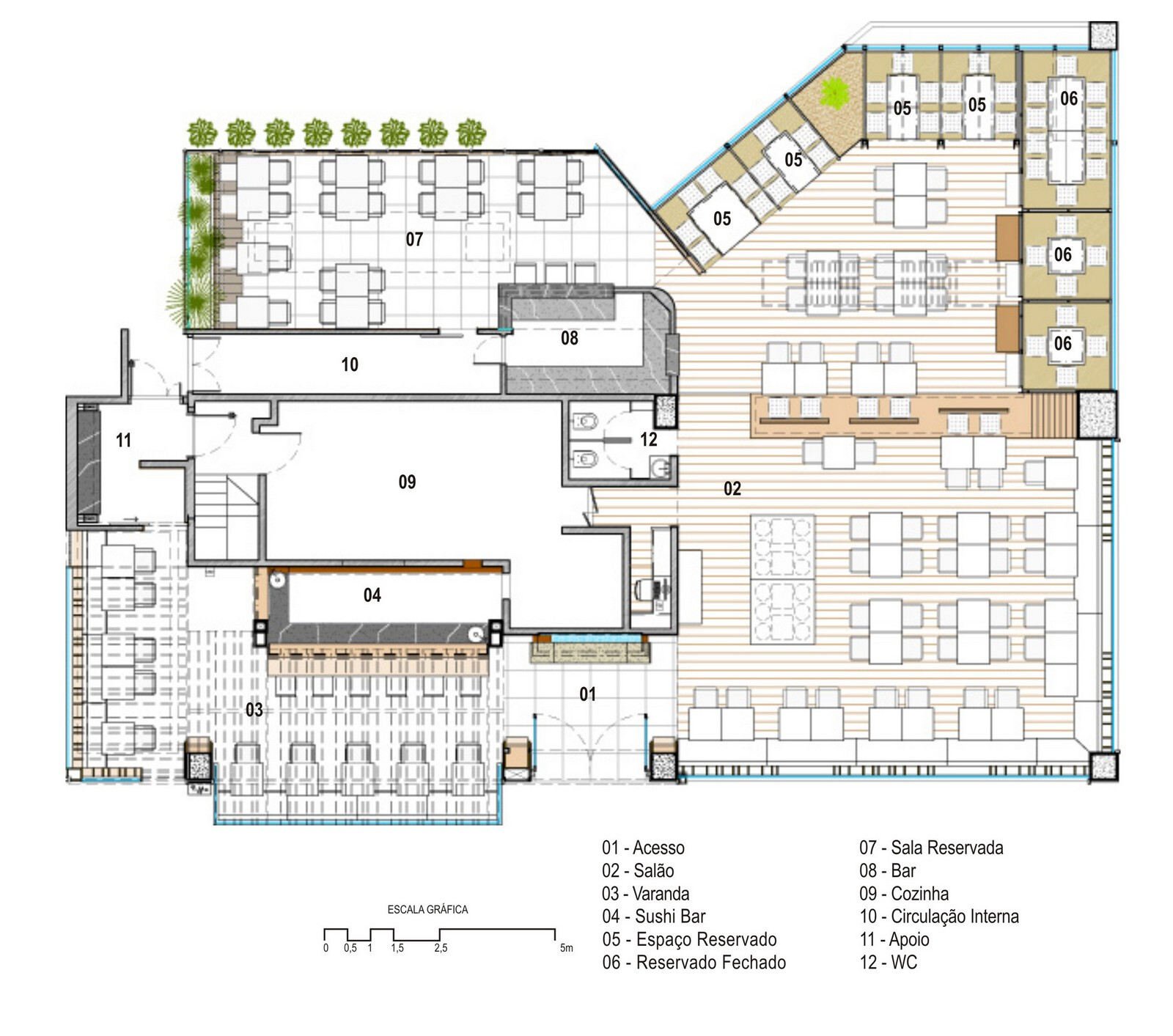 巴西传统日料店 Kotobuki 的现代翻新-32