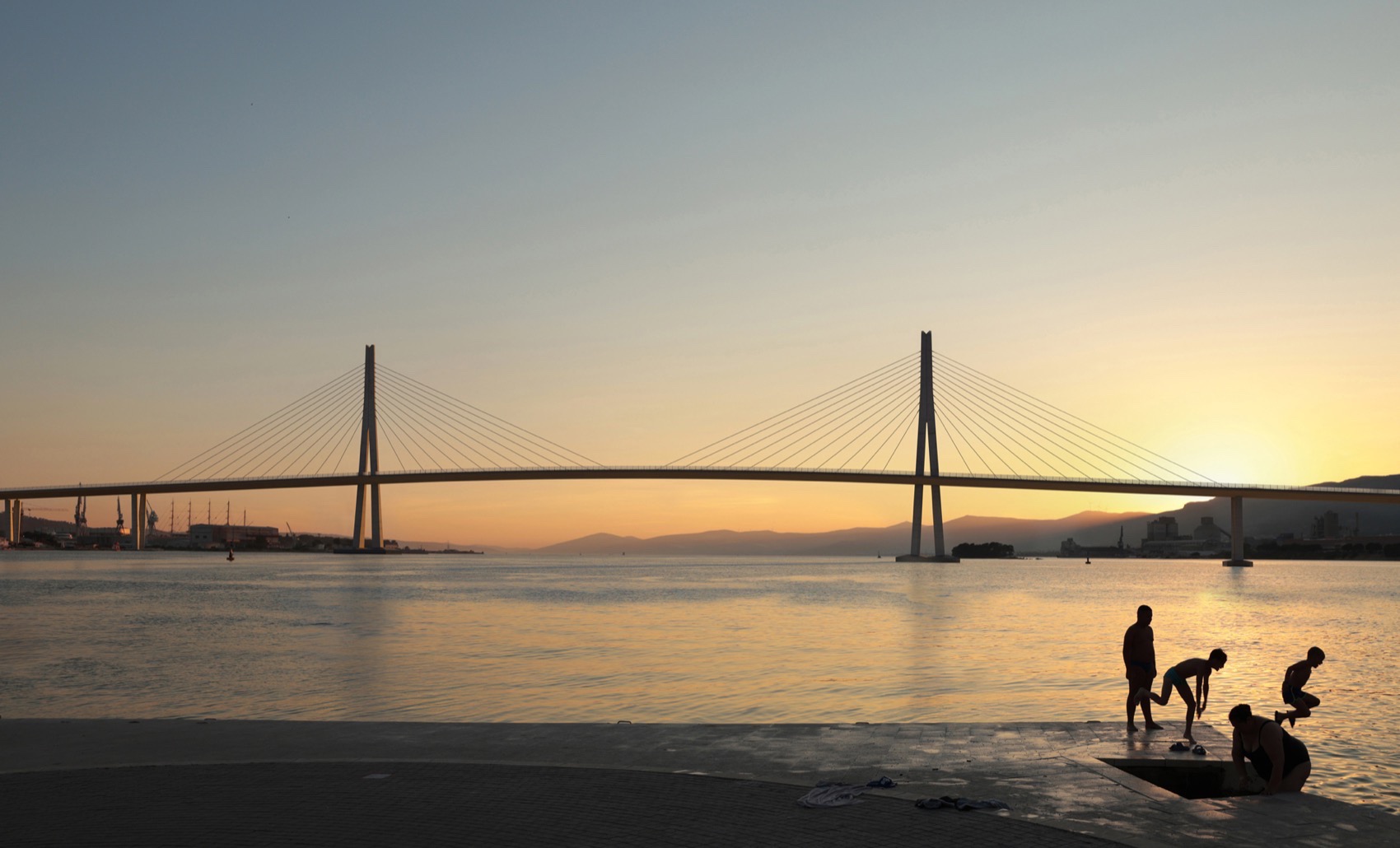 Kaštela湾大桥丨克罗地亚-47