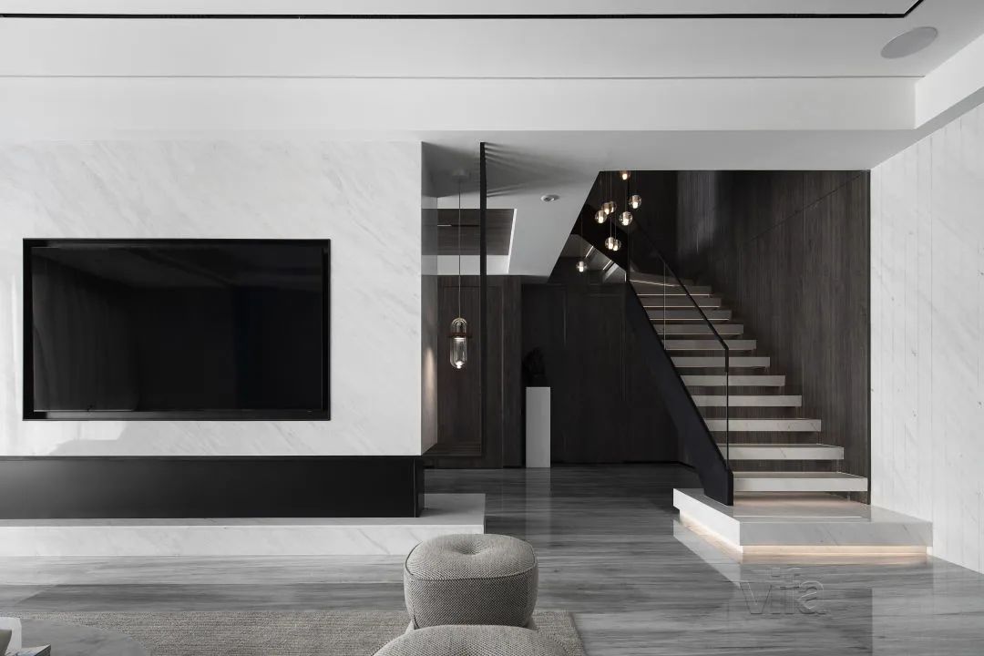 极简之色 · 温润优雅的绒面灰空间丨温州华派装饰工程有限公司-6