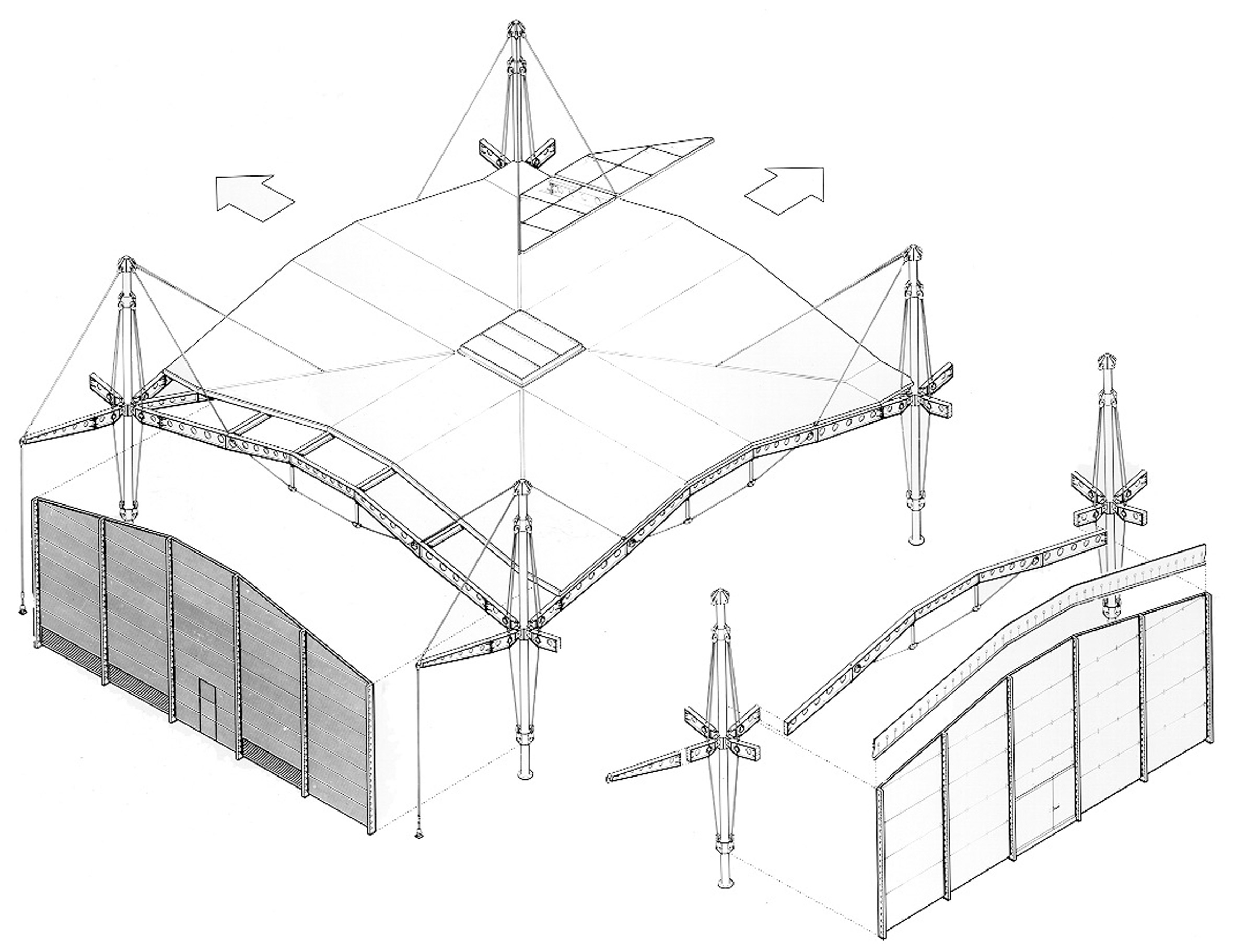 诺曼·福斯特的黄色骨骼，Renault 配送中心的标识性设计-9