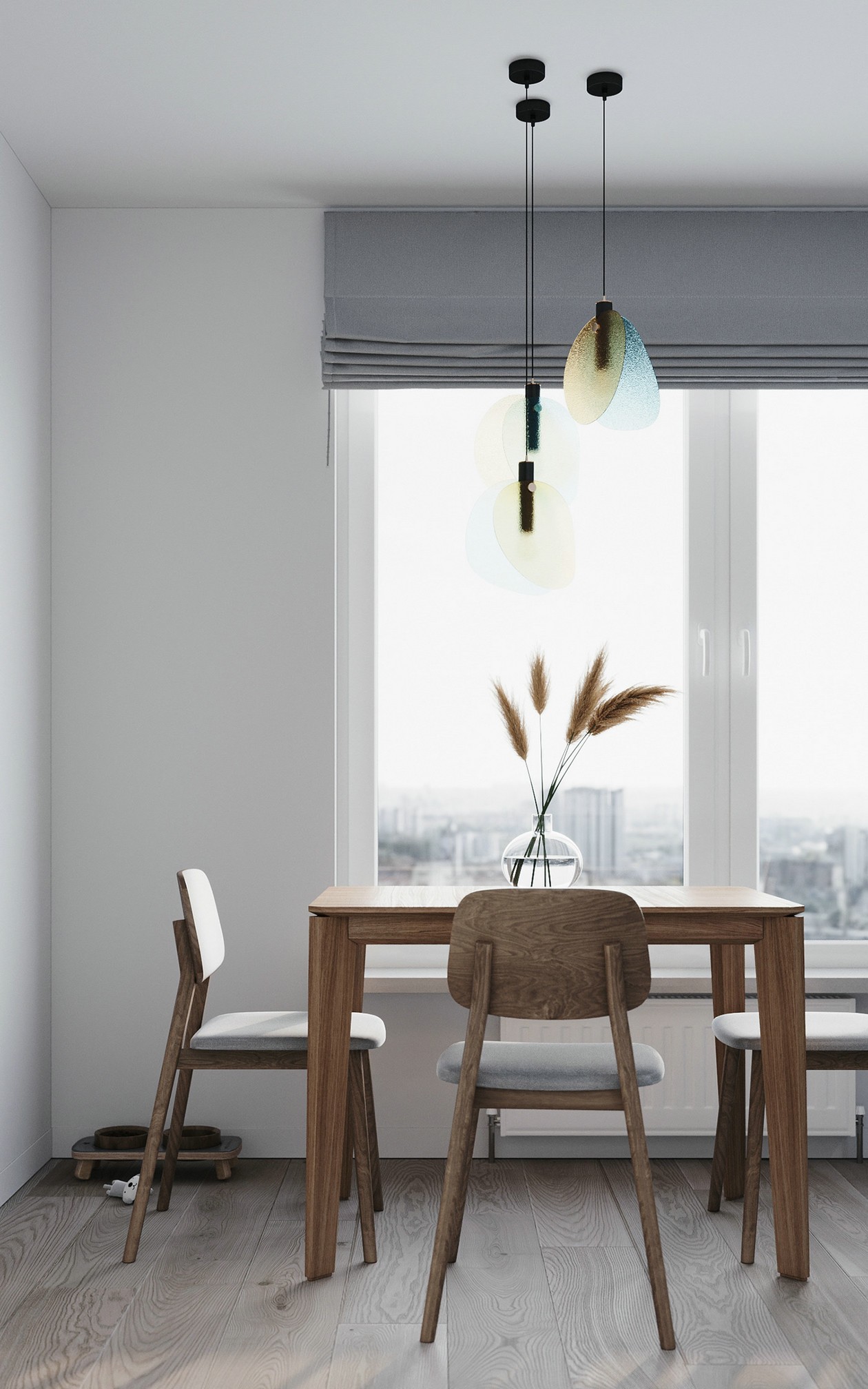 95㎡清爽原木风 纯粹自然的空间气质-6