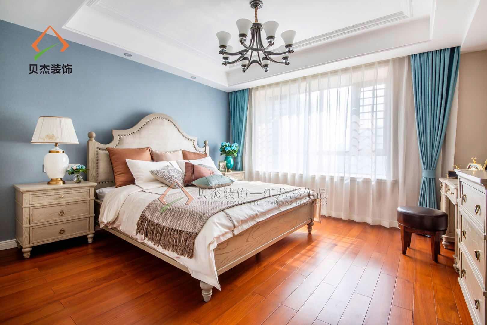 【贝杰装饰】— 天伦名苑丶美式风格《梦·绽放》-33