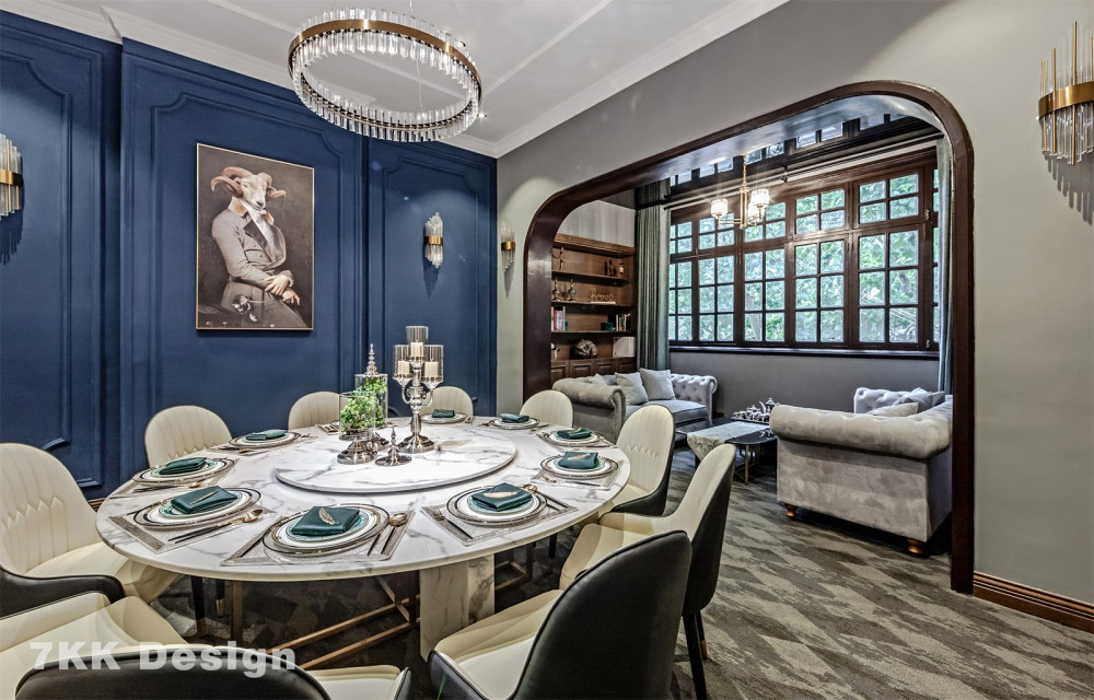 魔都老洋房艺术会所,复古与轻奢的完美融合-44