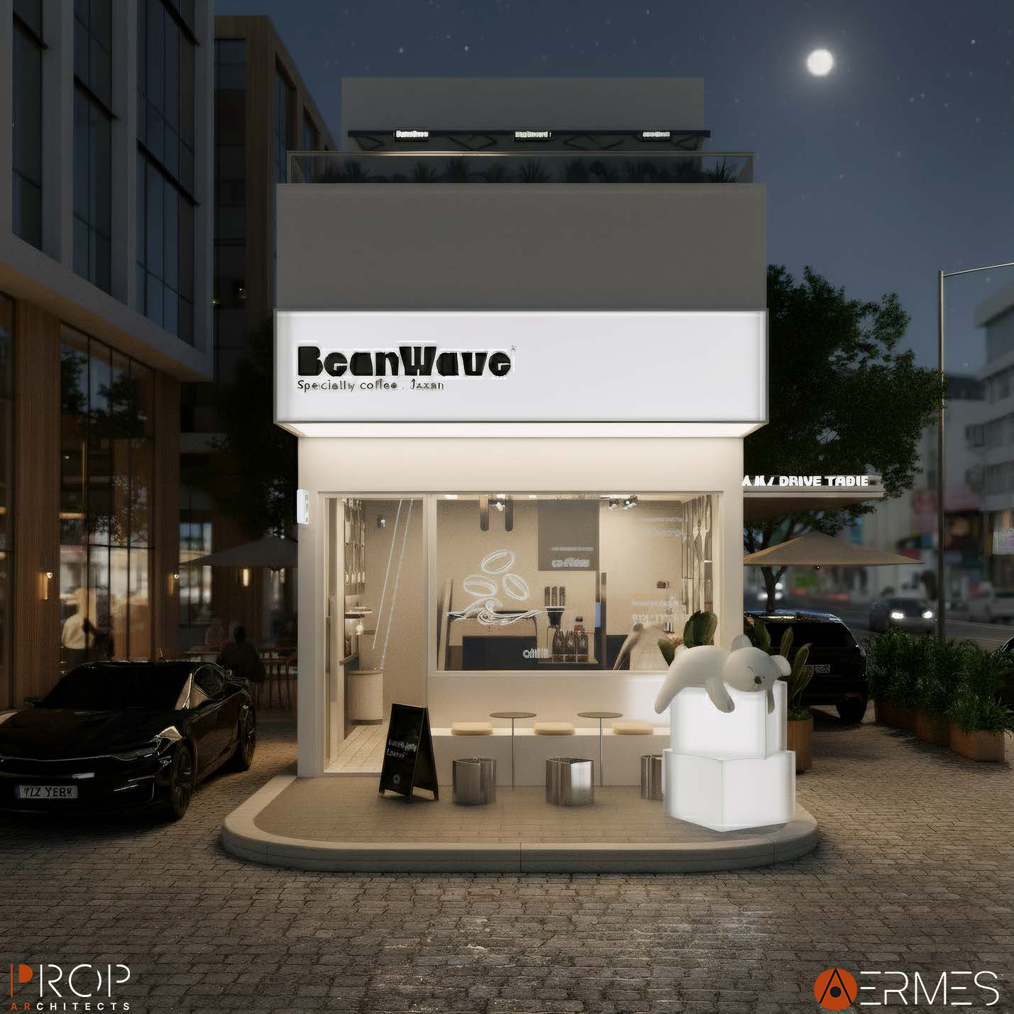 豆浪咖啡馆丨沙特阿拉伯丨PROP & AERMES ARCHITECTS-24