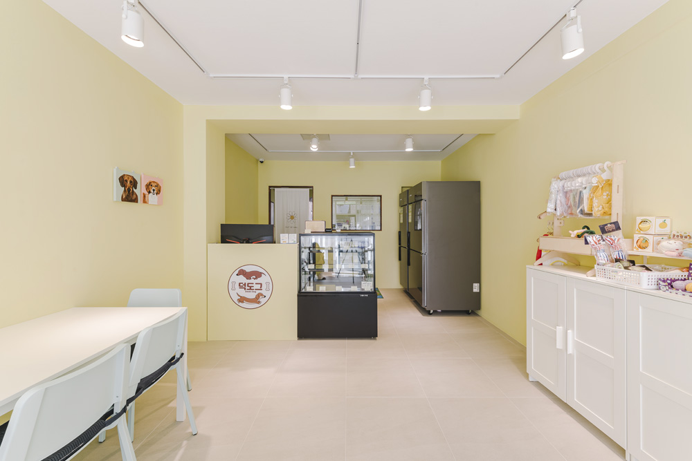 韩国十平米宠物用品店，打造可爱柠檬色彩氛围-3