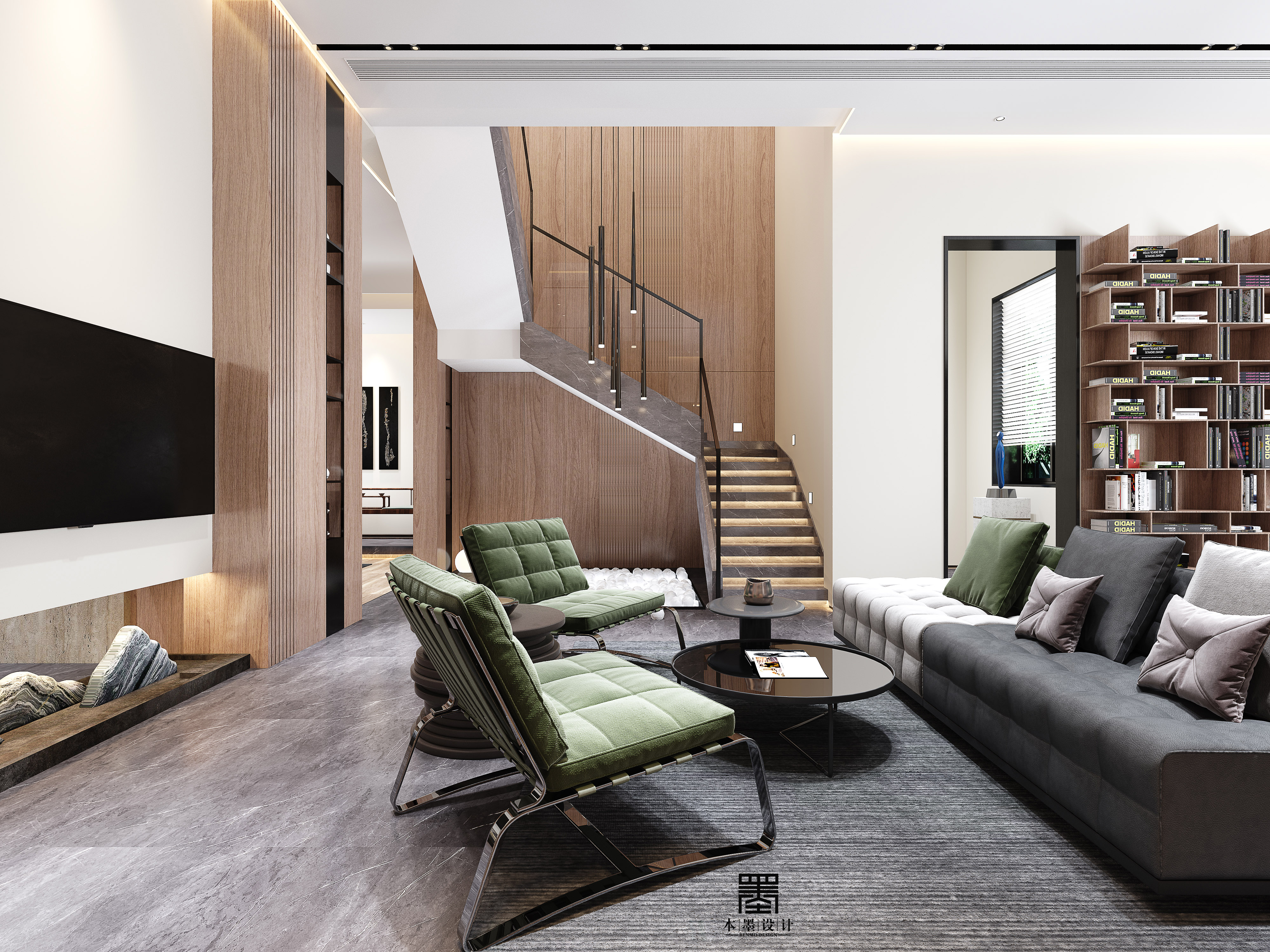 现代别墅设计典范 | 香港山顶豪宅-2