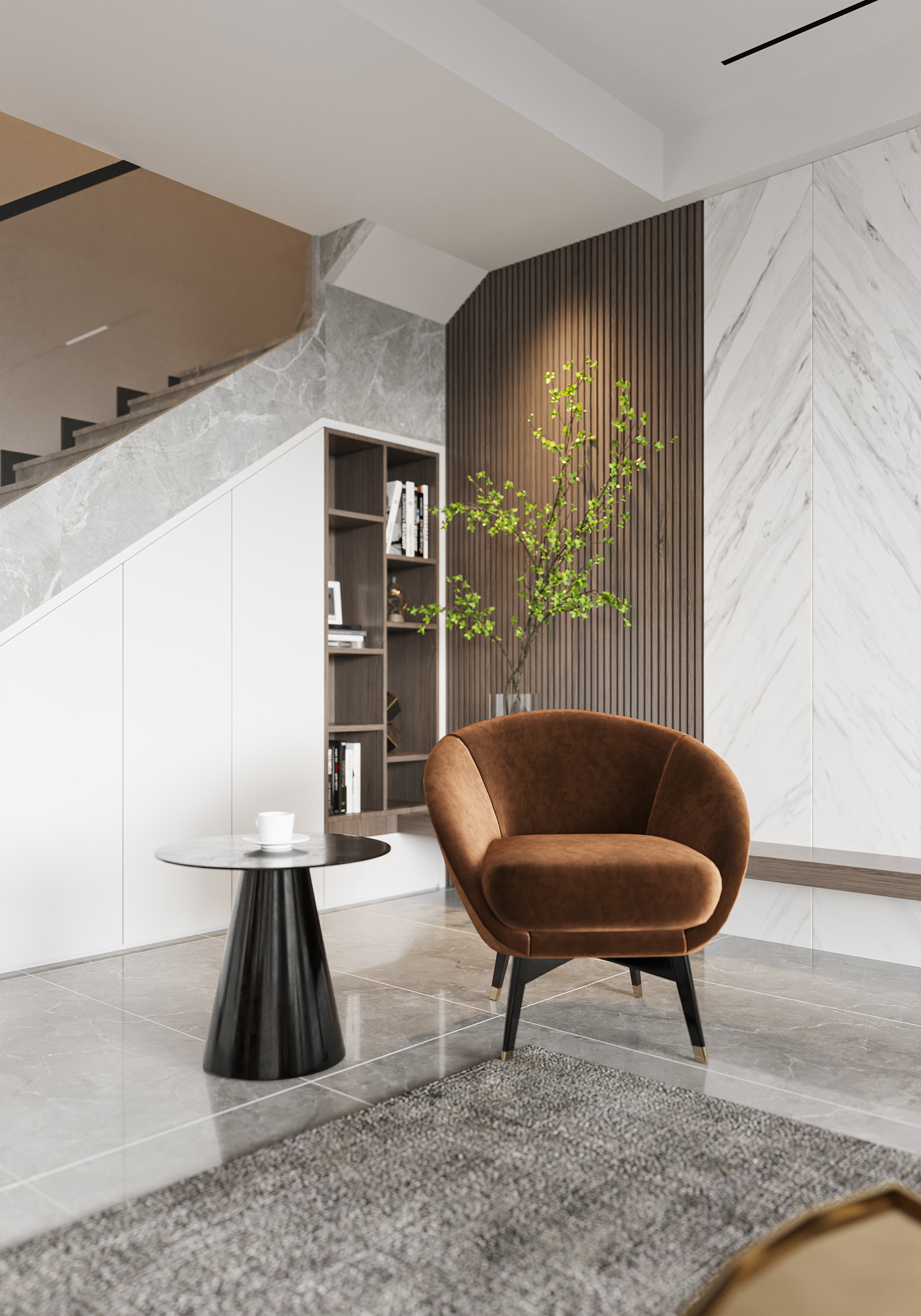 现代复试空间设计 | 3DMAX2020 与 PS2020 的完美结合-8