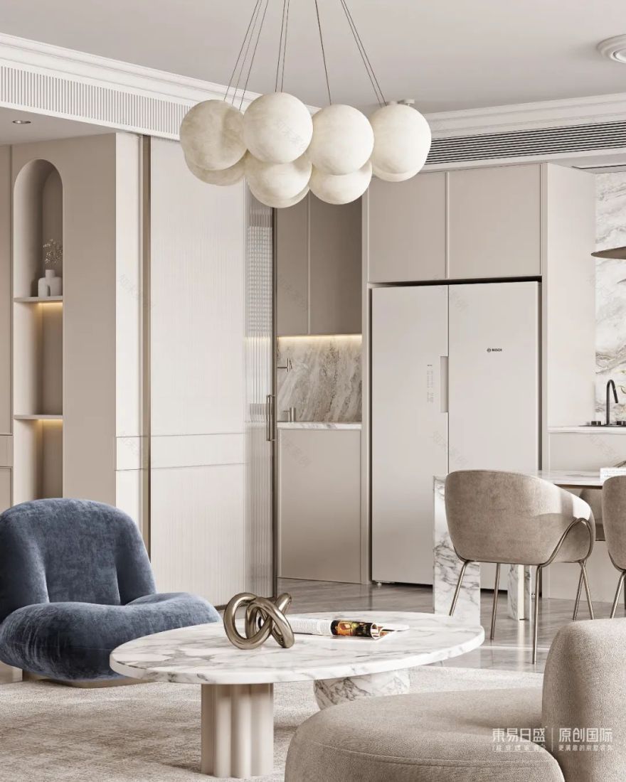 【首发】许梦娇作品:巴黎漫步 | 闻博花城180㎡法式浪漫混搭风-24